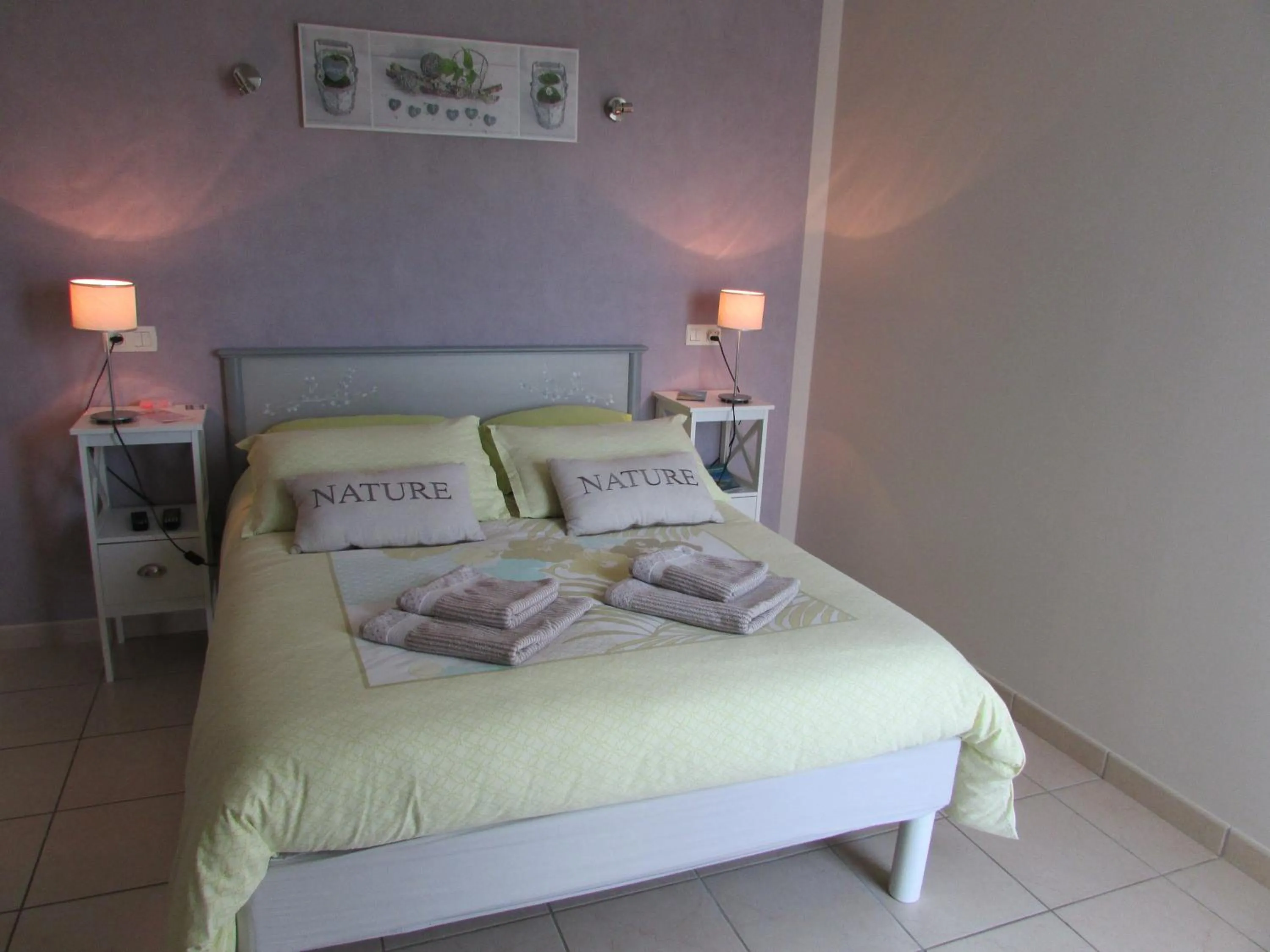 Bed in Chambre D'hôtes La Basse Gougeonnière