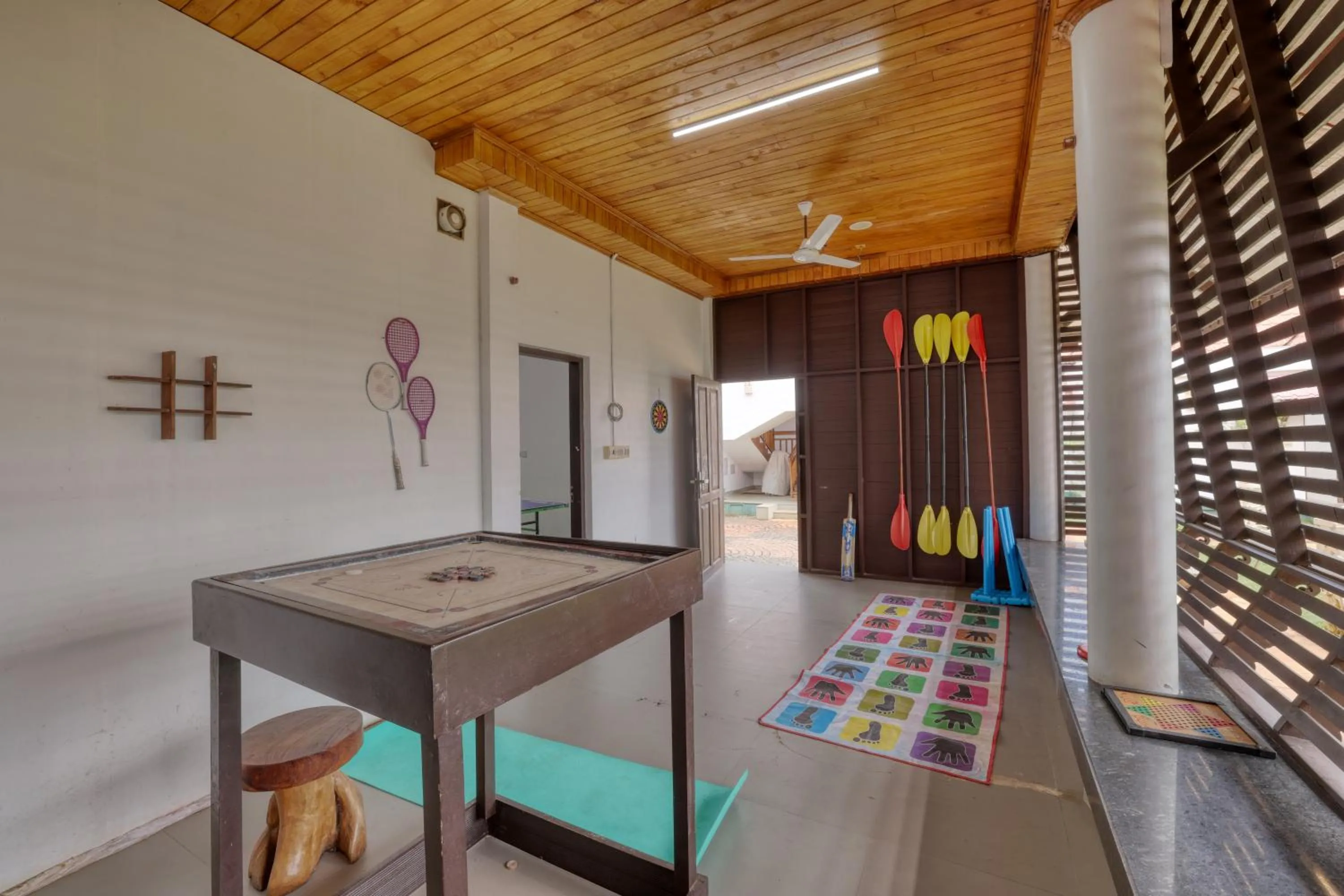 Game Room in Alaya Stays Paloma Backwater Resort