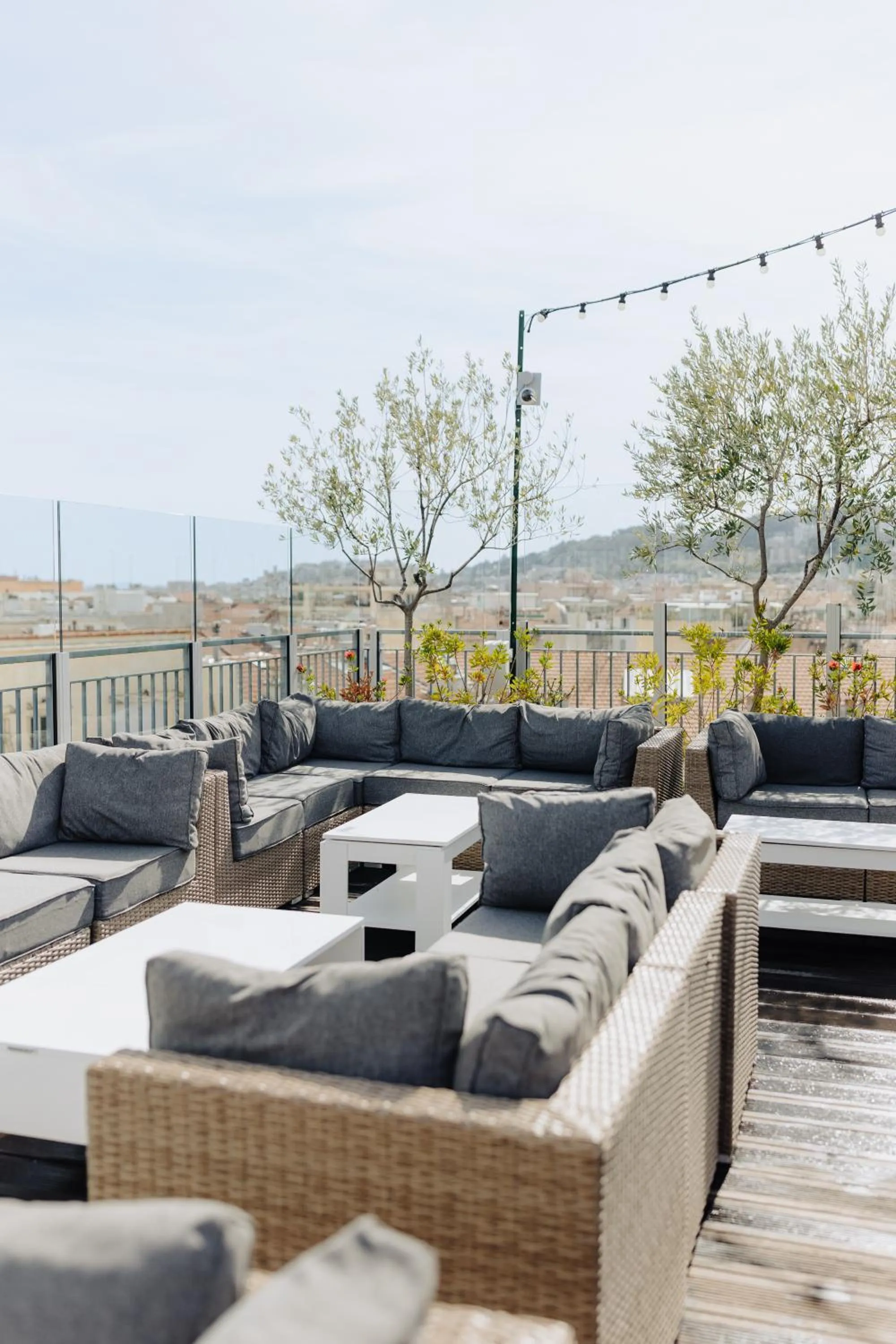 Patio in Hôtel & Appartements Monsigny