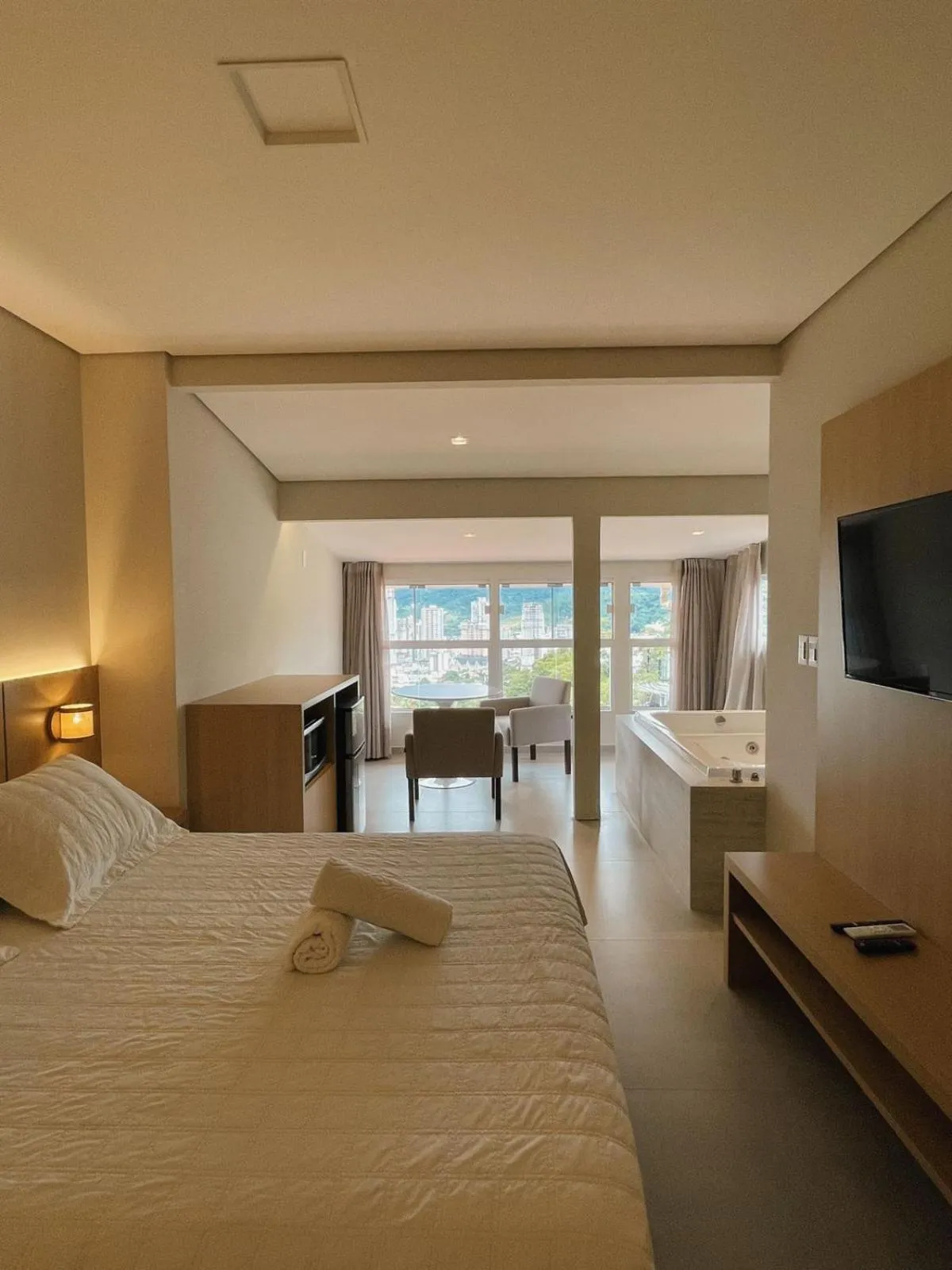 Bed in Hotel Pousada 7 Mares