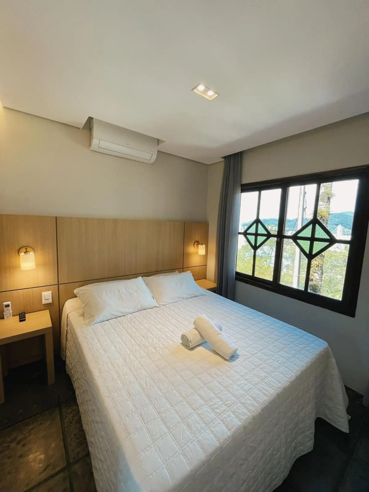 Bed in Hotel Pousada 7 Mares