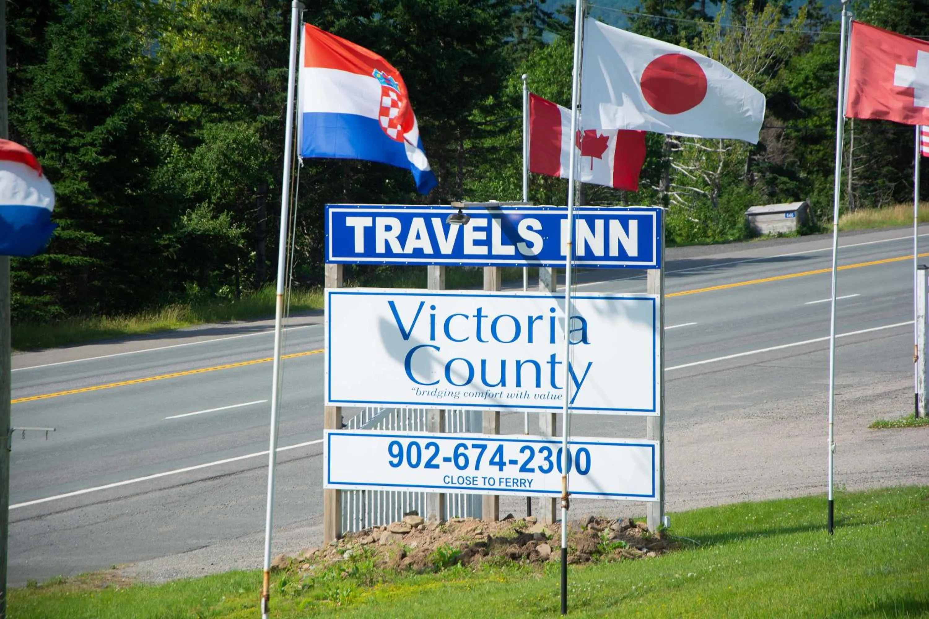 Property logo or sign in Travels Inn Victoria County