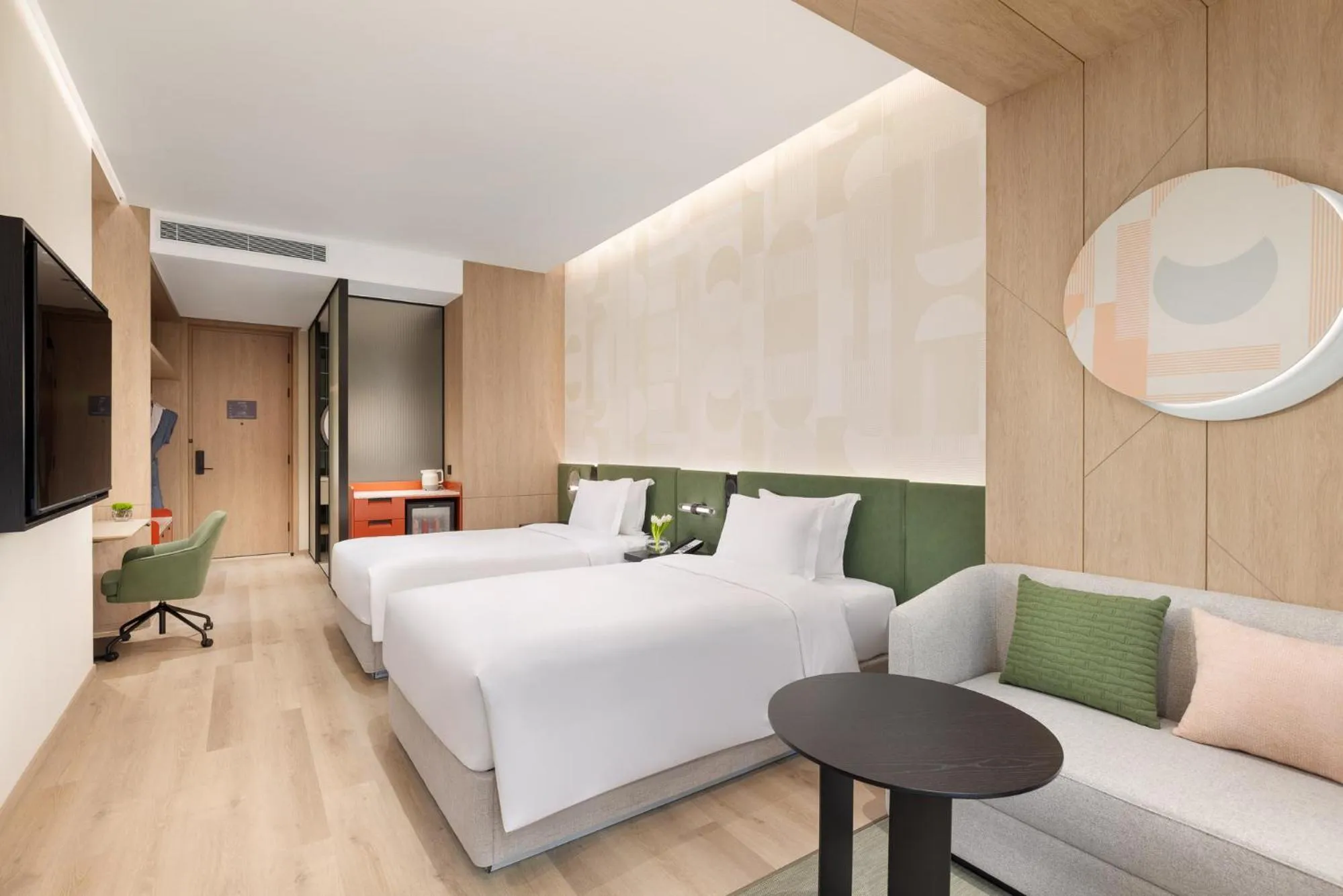 Bed in EVEN Hotel Hangzhou West Lake by IHG