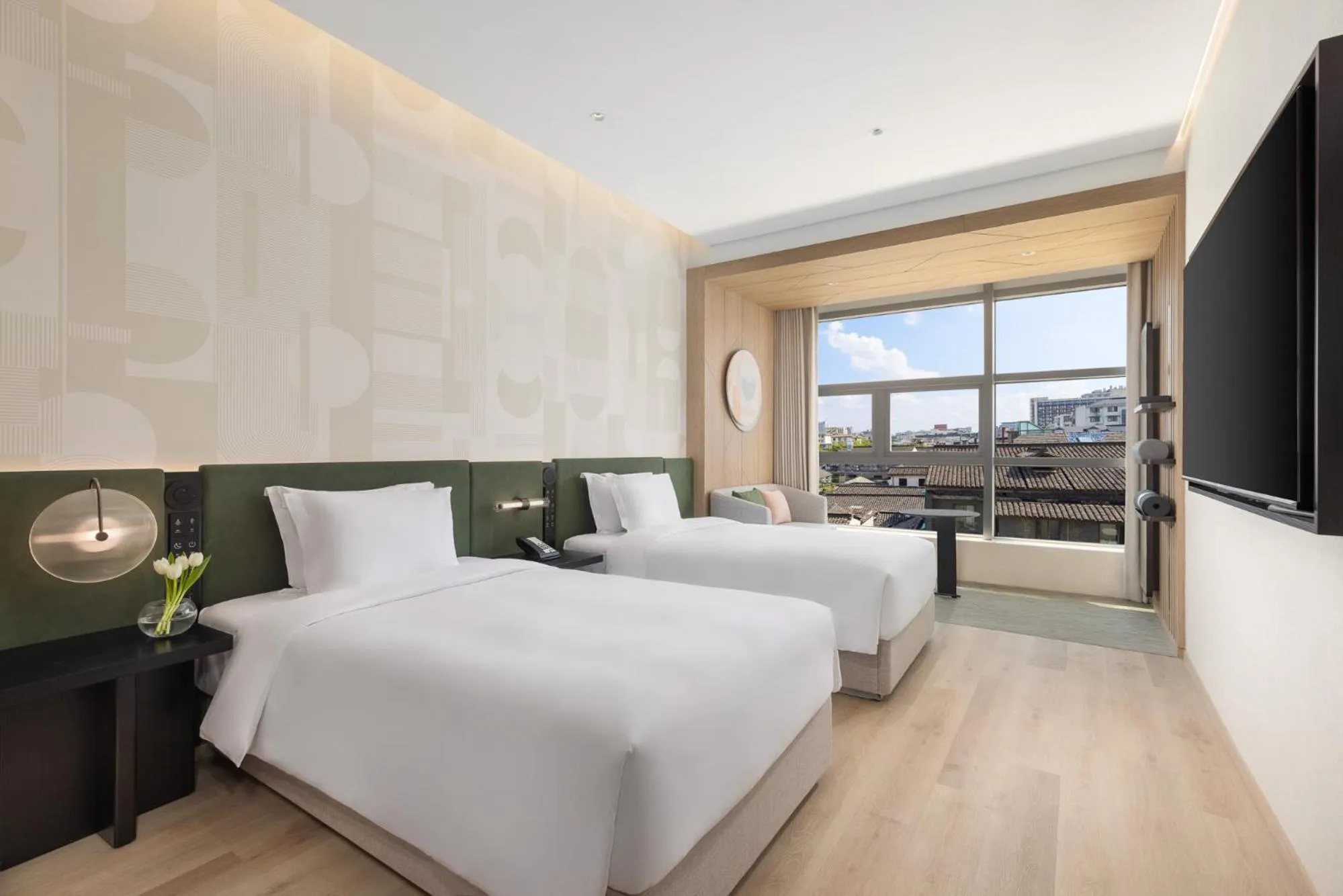 Bed in EVEN Hotel Hangzhou West Lake by IHG