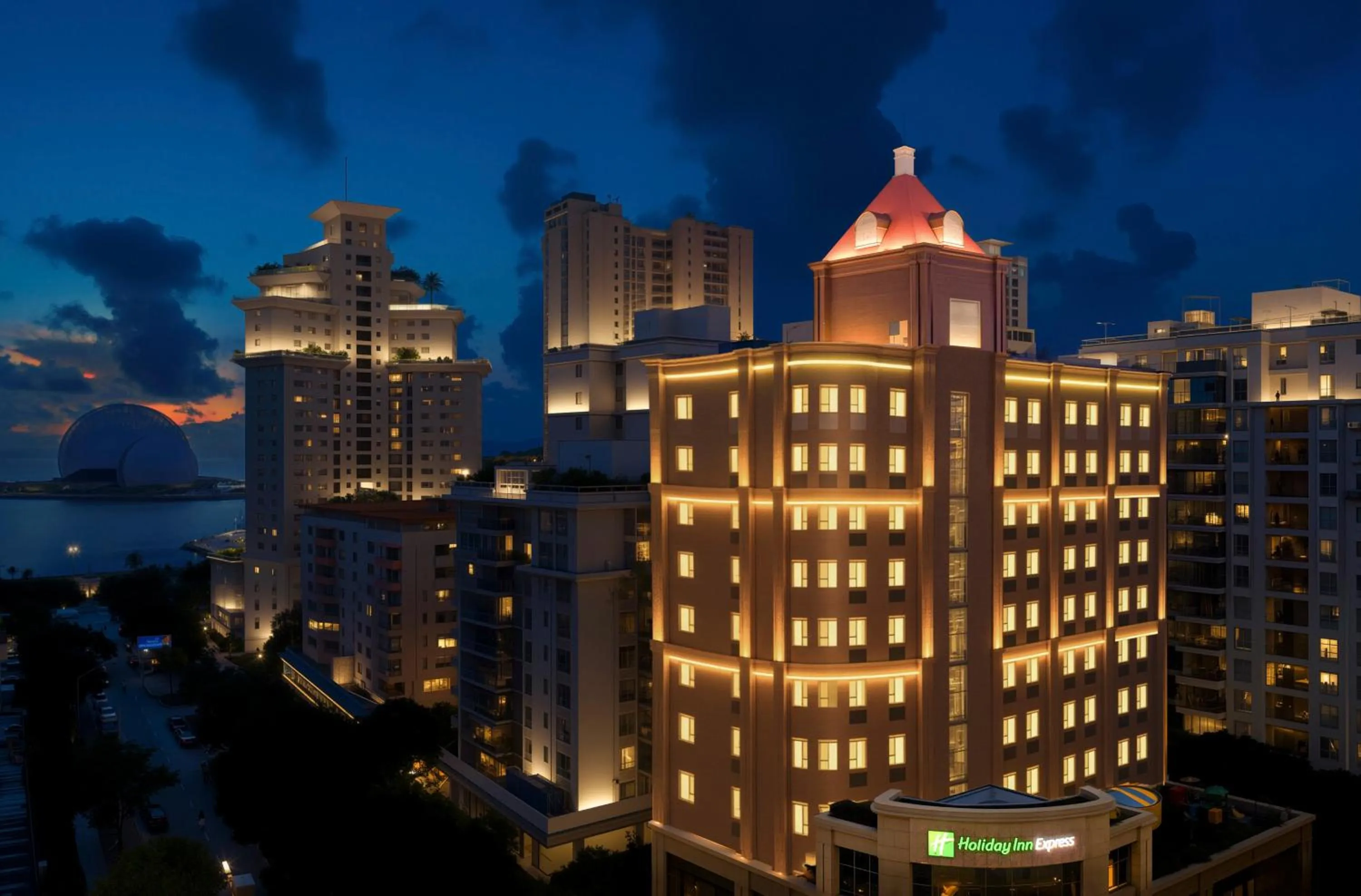 Property building in Holiday Inn Express Zhuhai Grand Theater by IHG