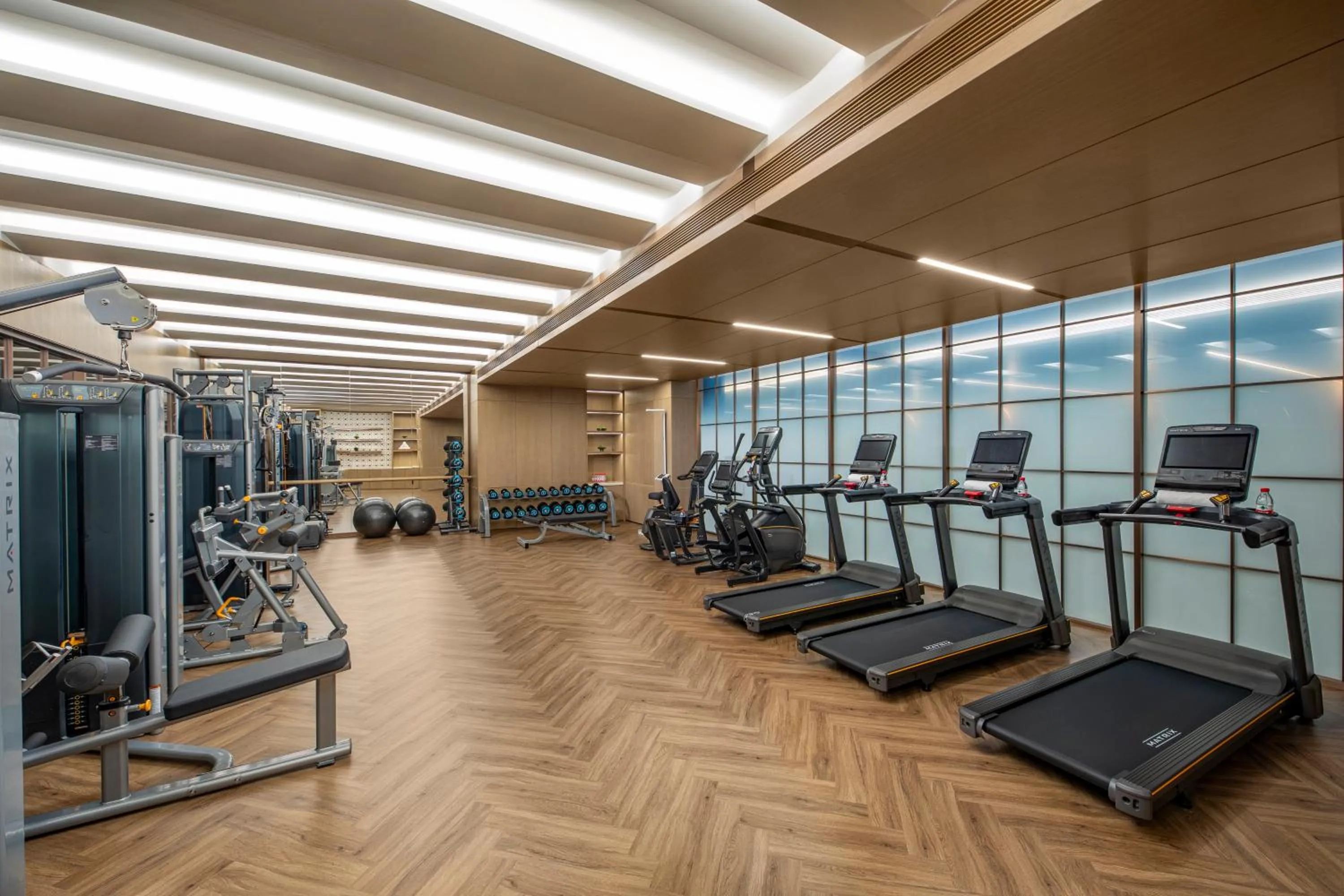 Fitness centre/facilities in Crowne Plaza Beijing Tongzhou