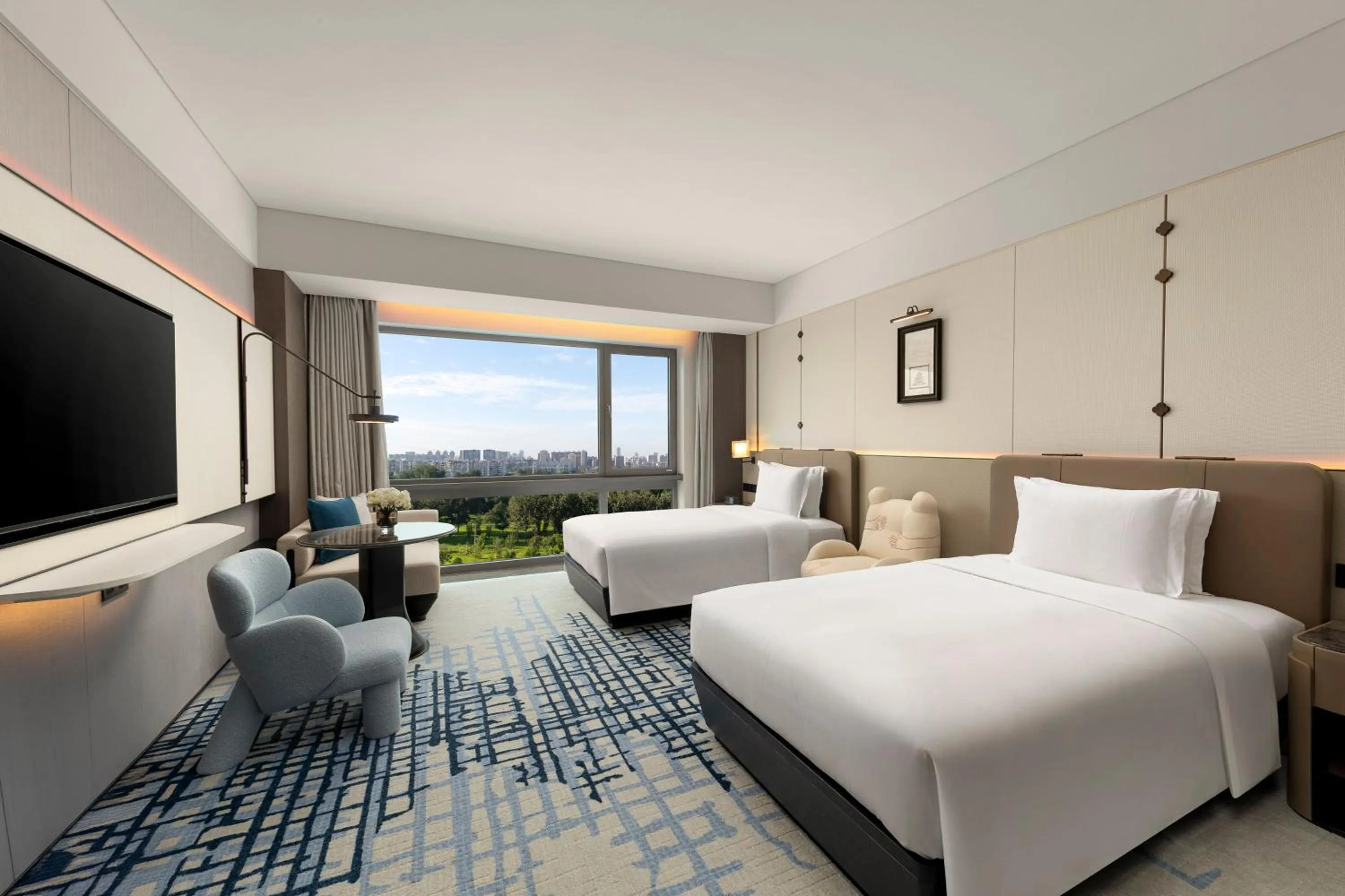 Photo of the whole room in Crowne Plaza Beijing Tongzhou