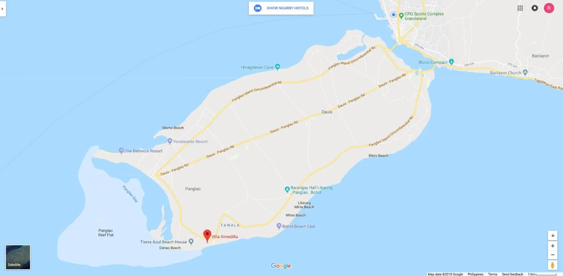 Bird's eye view in Villa Almedilla Pension House