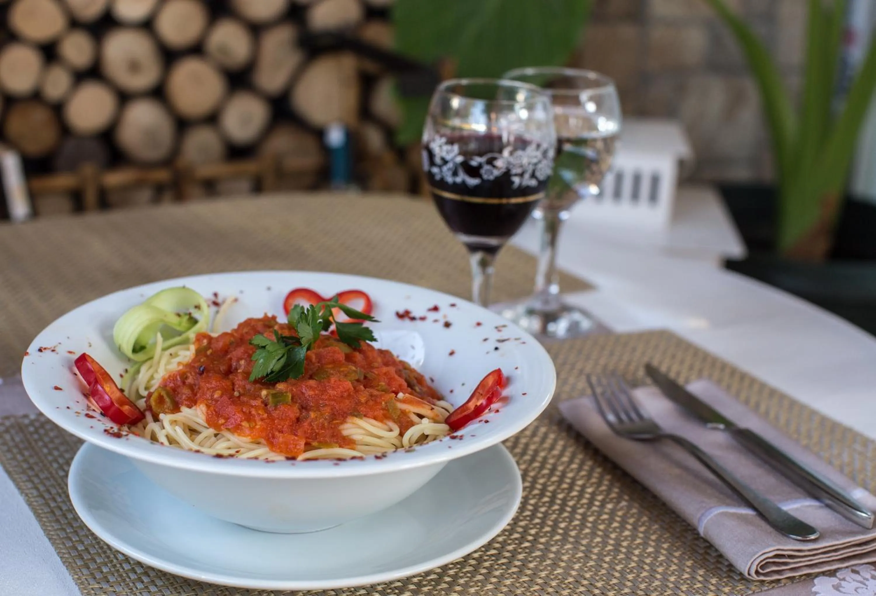 Food close-up in Nizam Butik Otel Büyükada