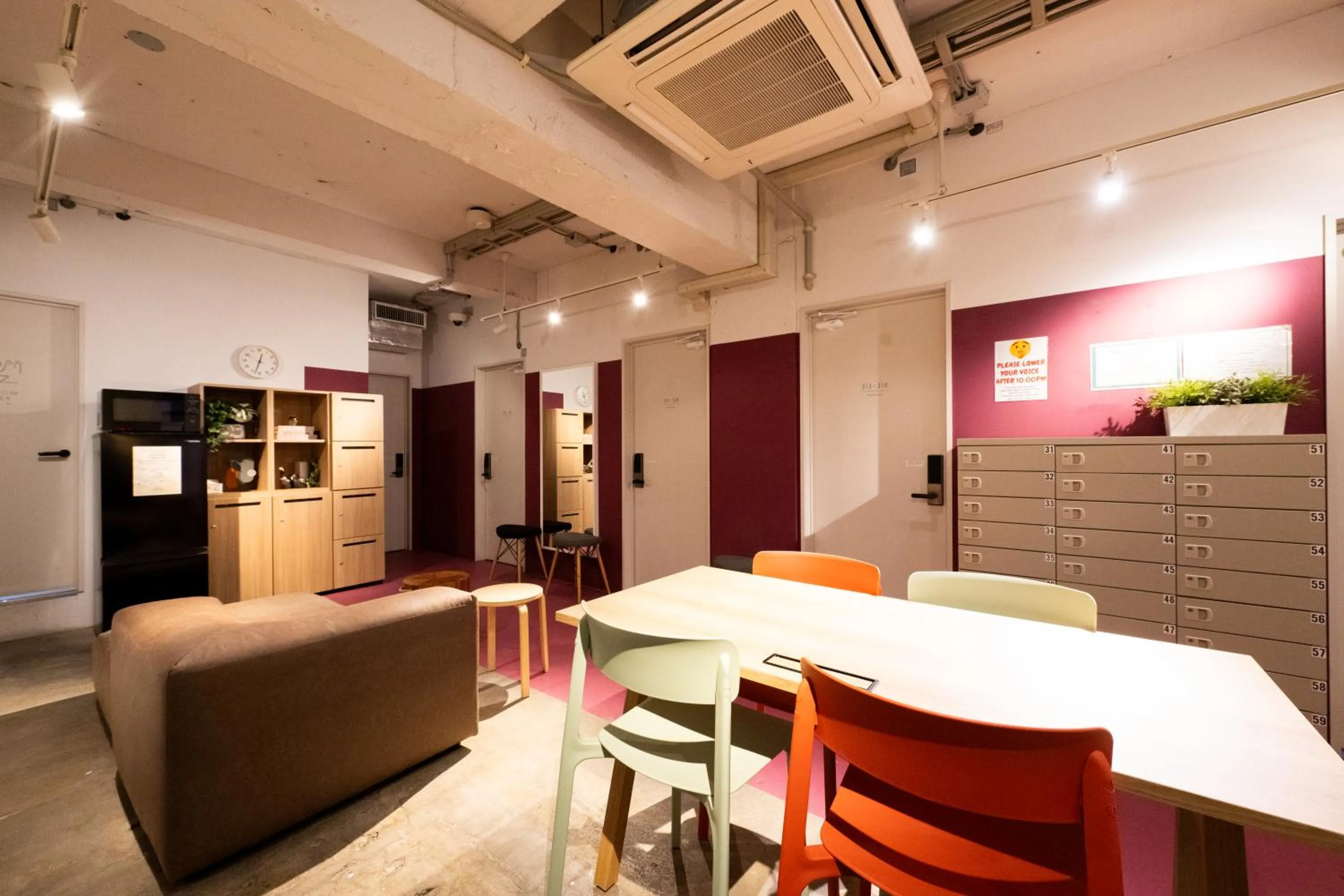 Communal lounge/ TV room in Imano Tokyo Hostel