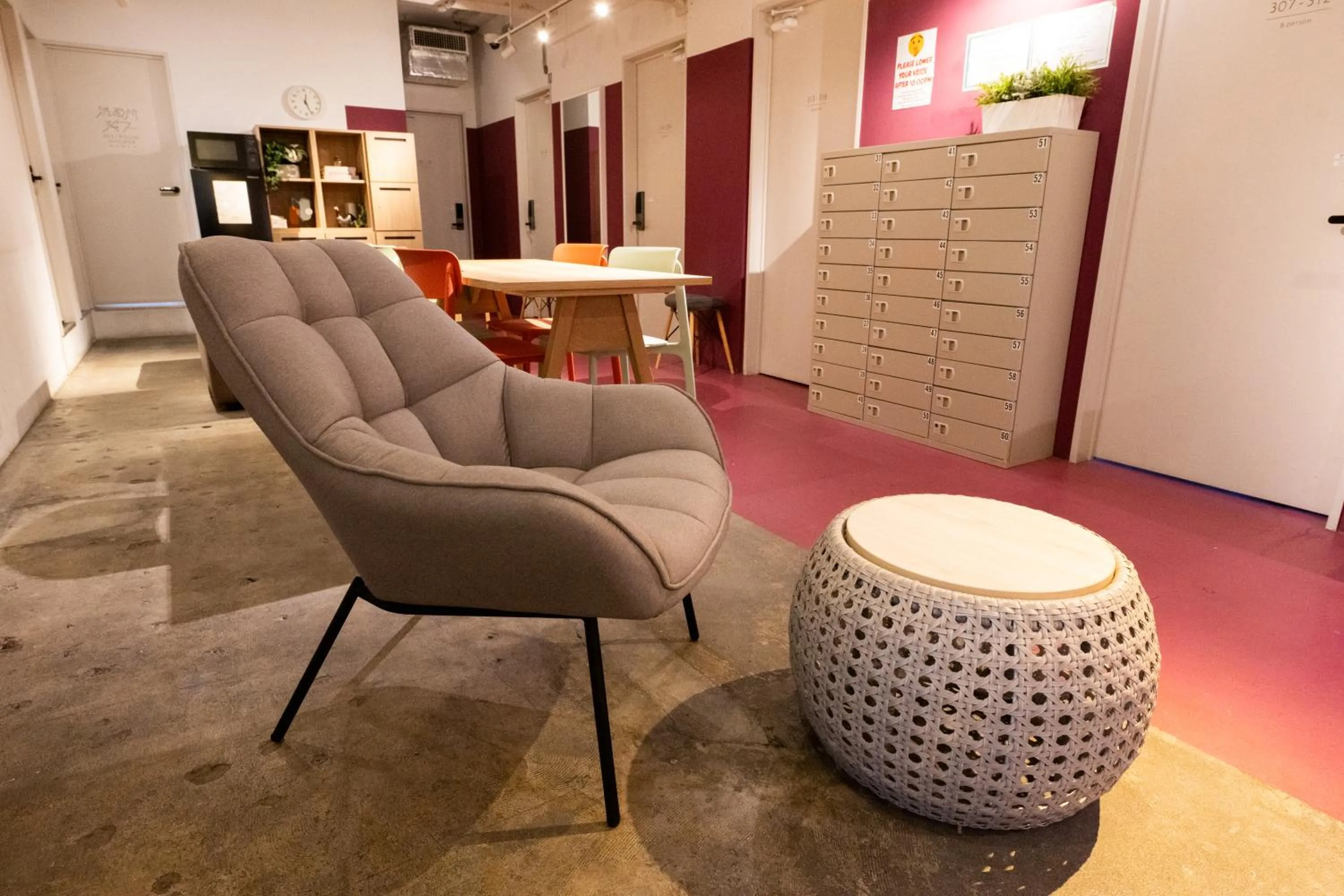 Communal lounge/ TV room in Imano Tokyo Hostel