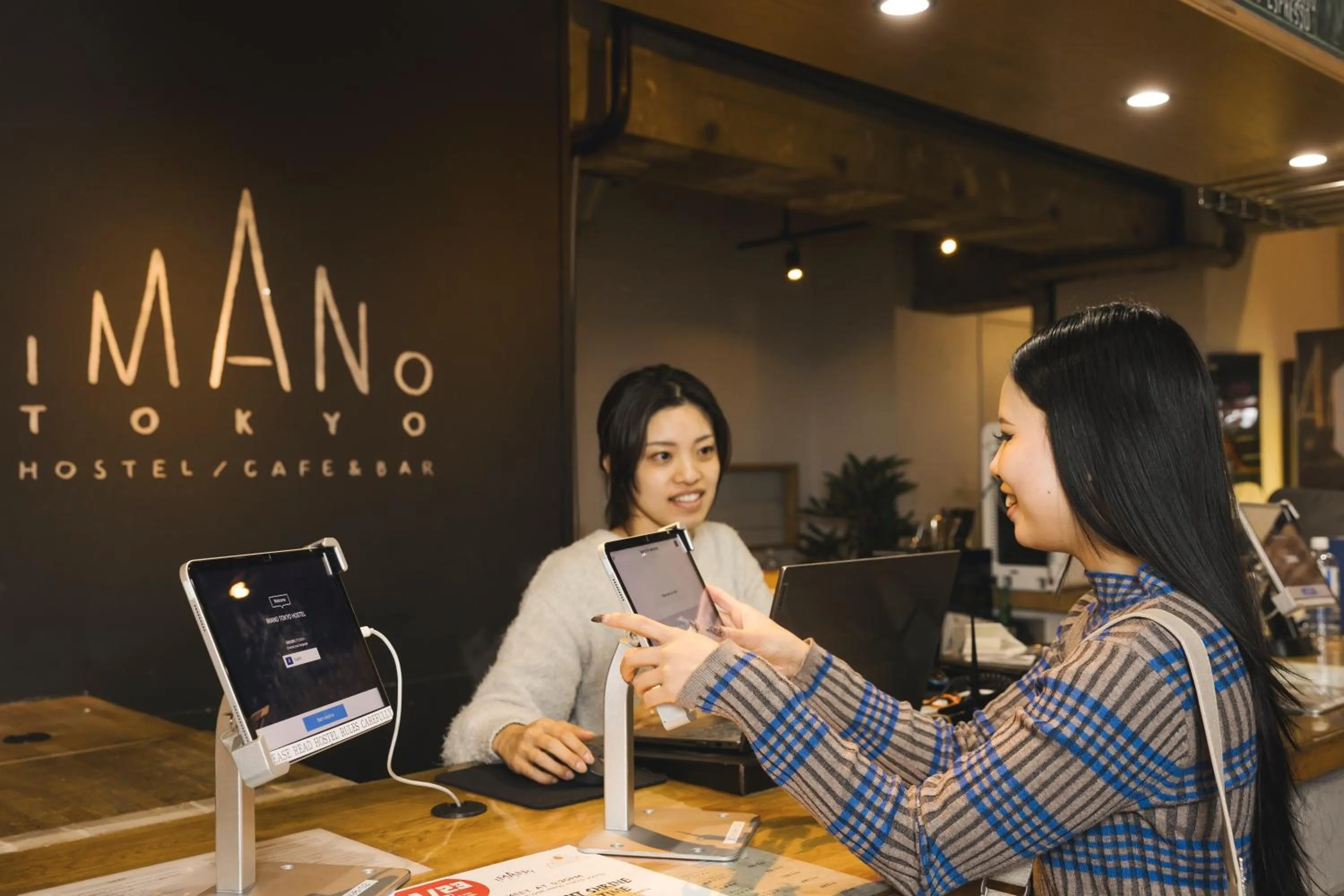 Lobby or reception in Imano Tokyo Hostel