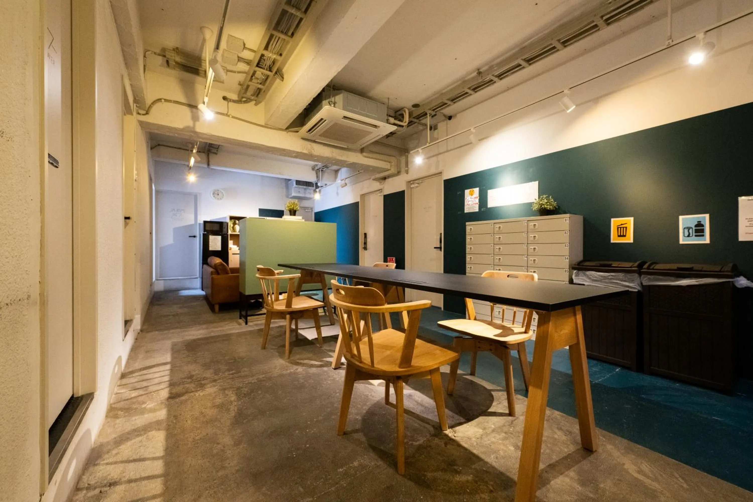 Communal lounge/ TV room in Imano Tokyo Hostel