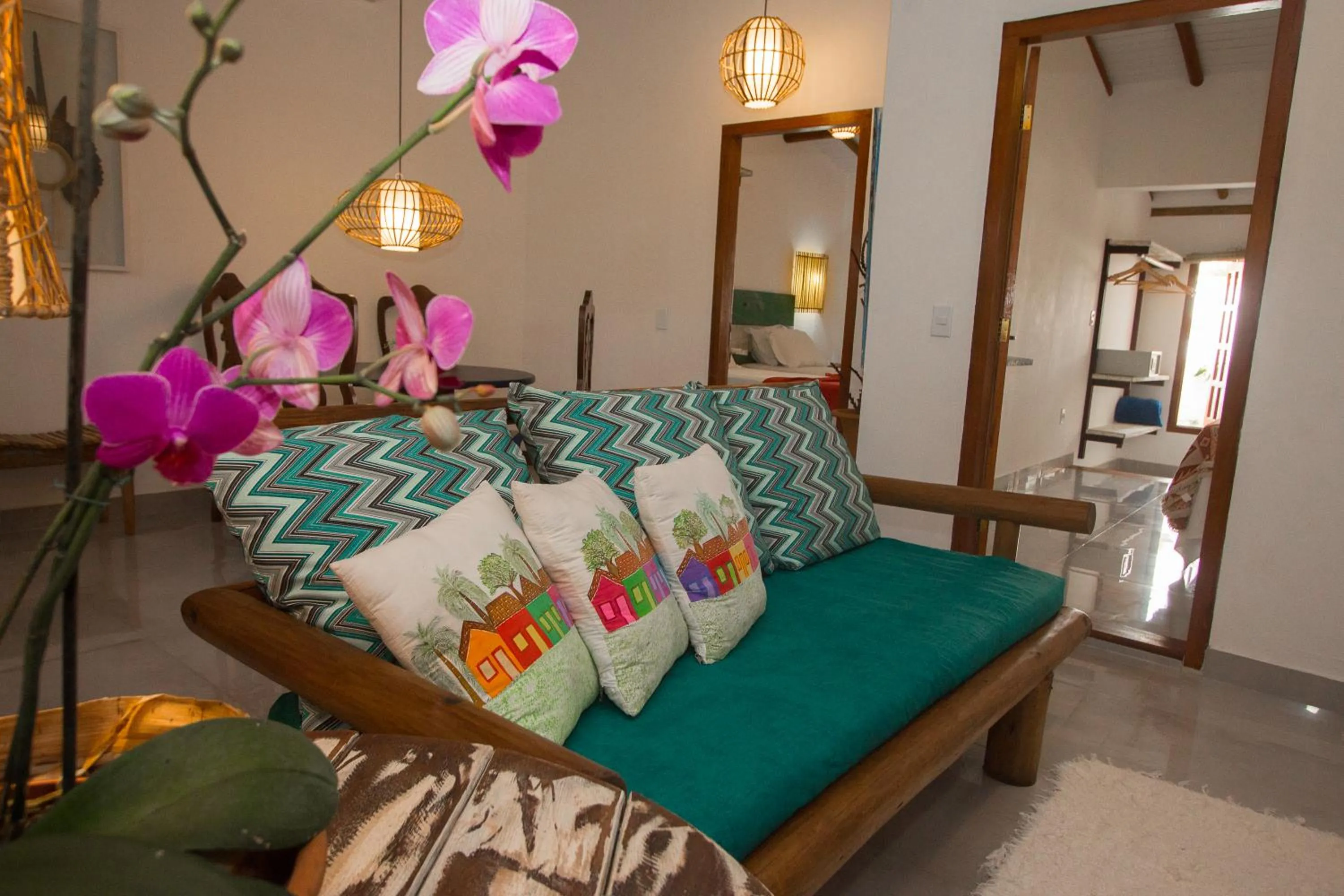 Living room, Bed in Rio Da Barra Villa Hotel