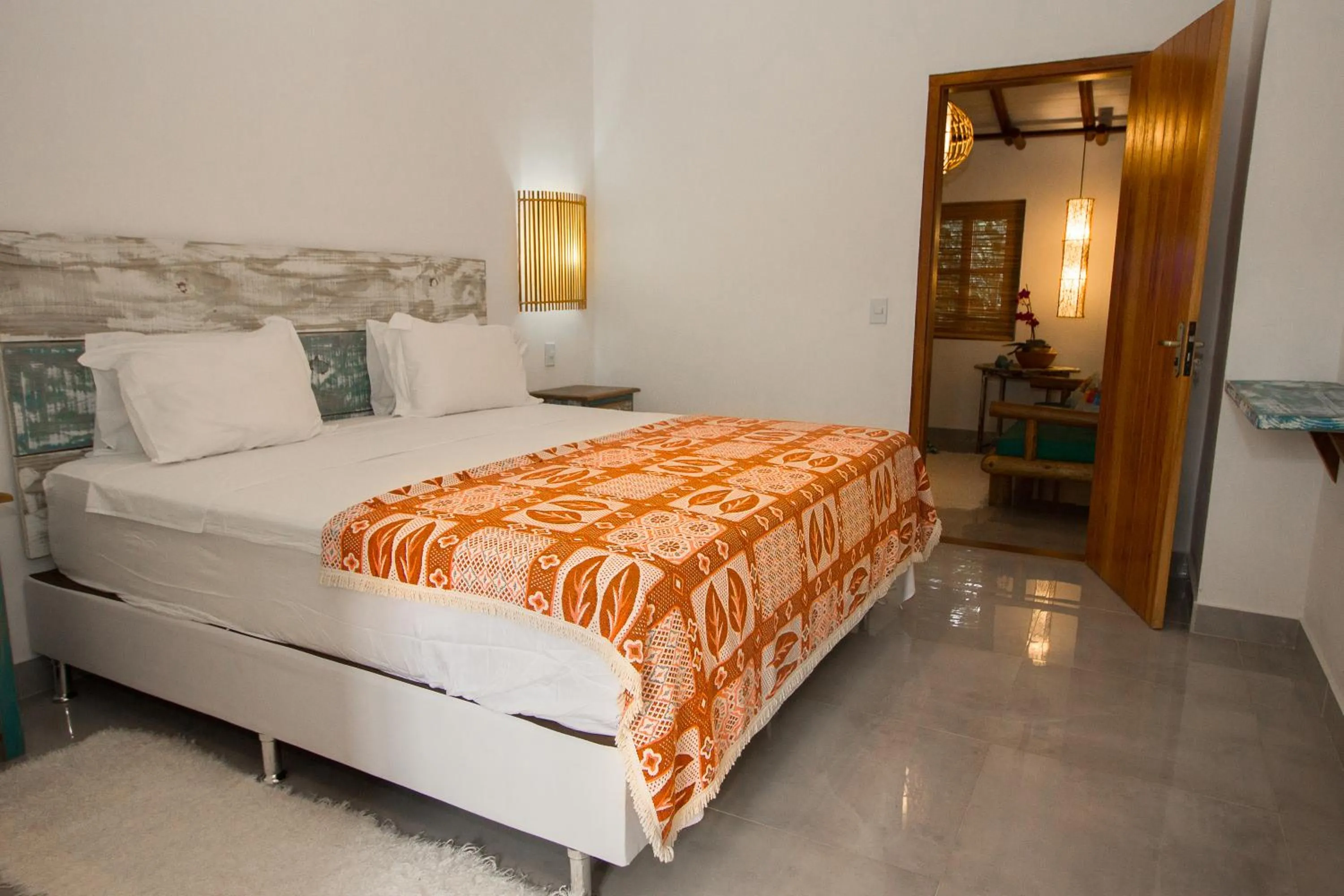 Bed in Rio Da Barra Villa Hotel