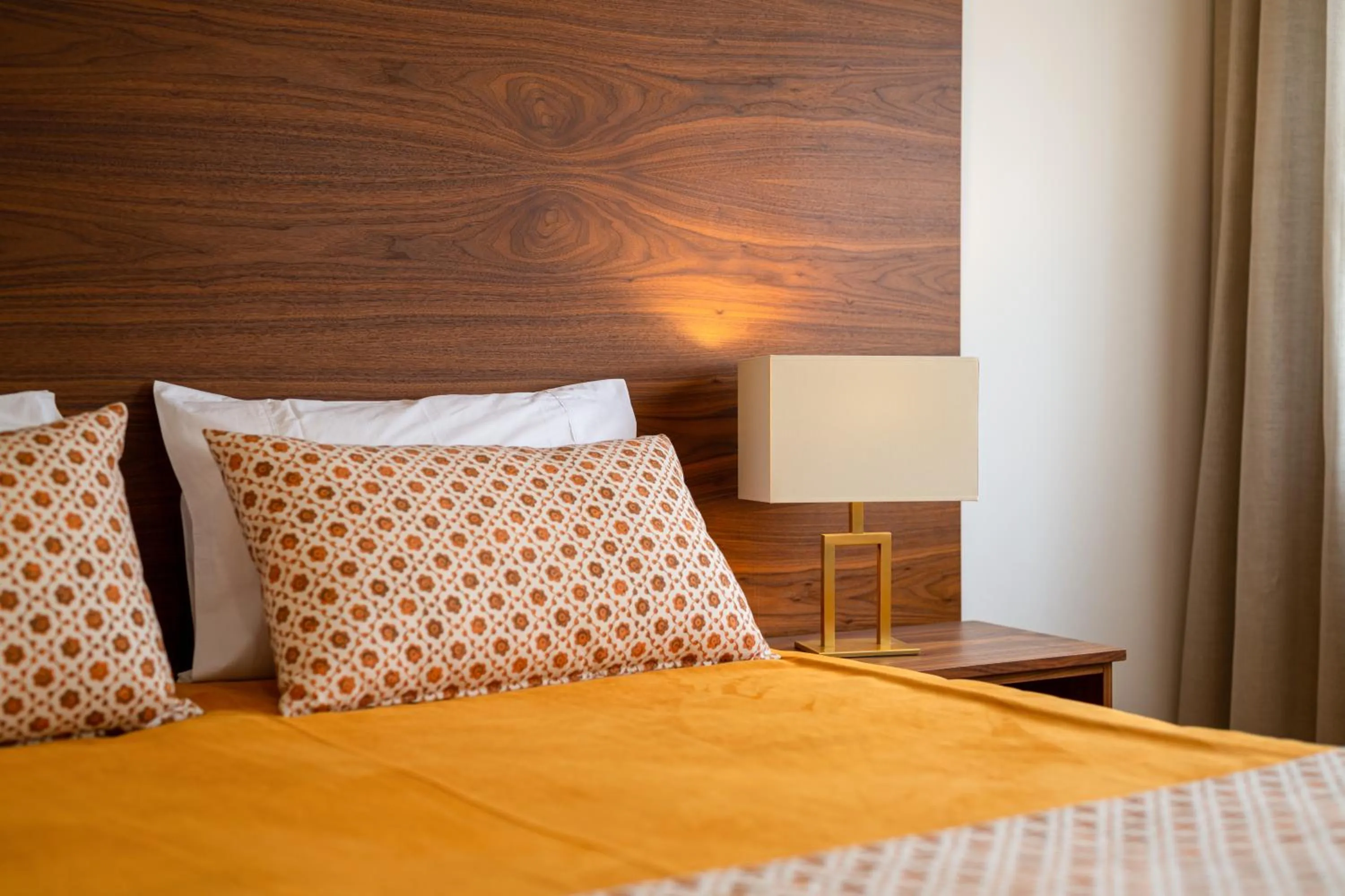 Bed in Hotel Nossa Senhora da Paz