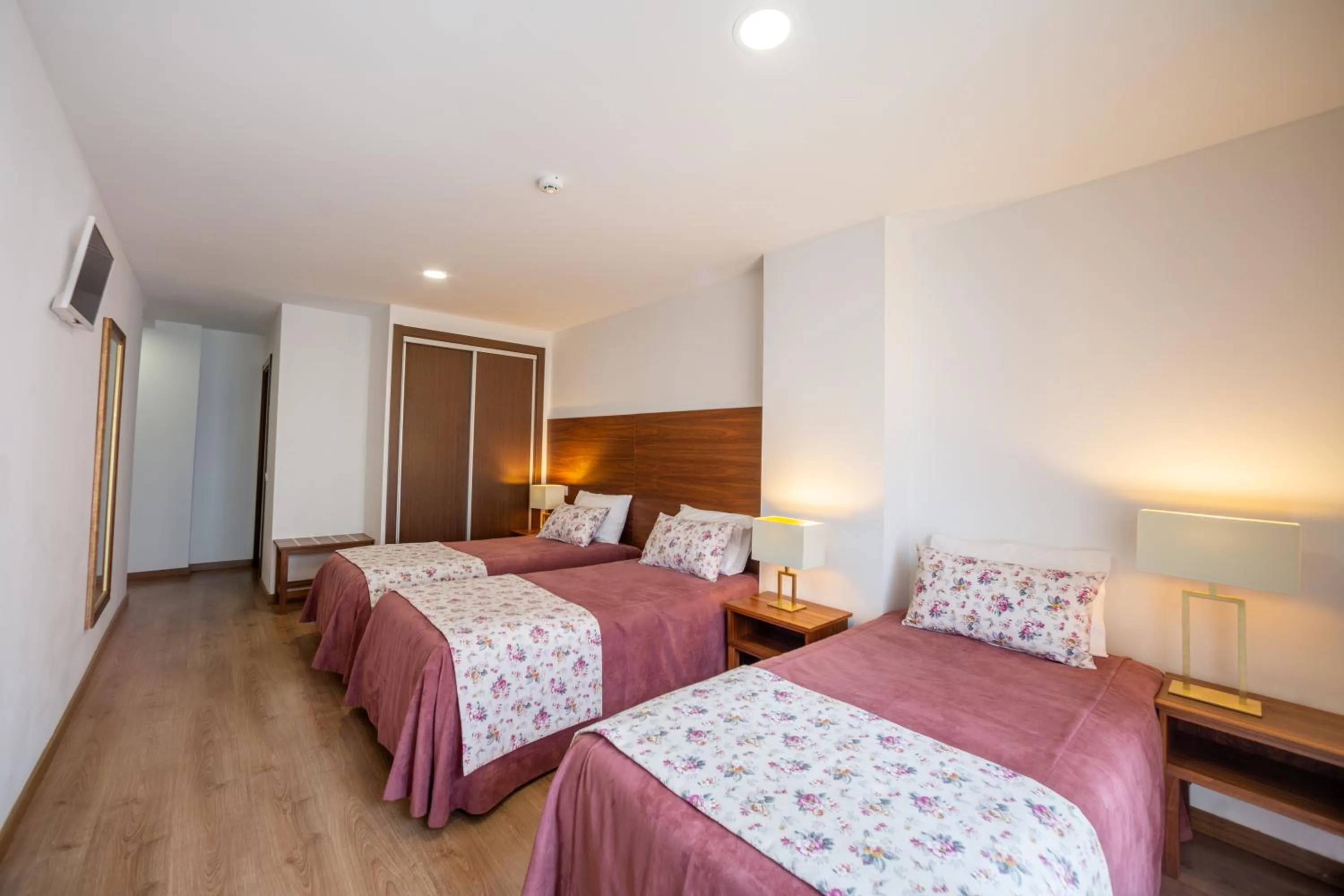 Bed in Hotel Nossa Senhora da Paz