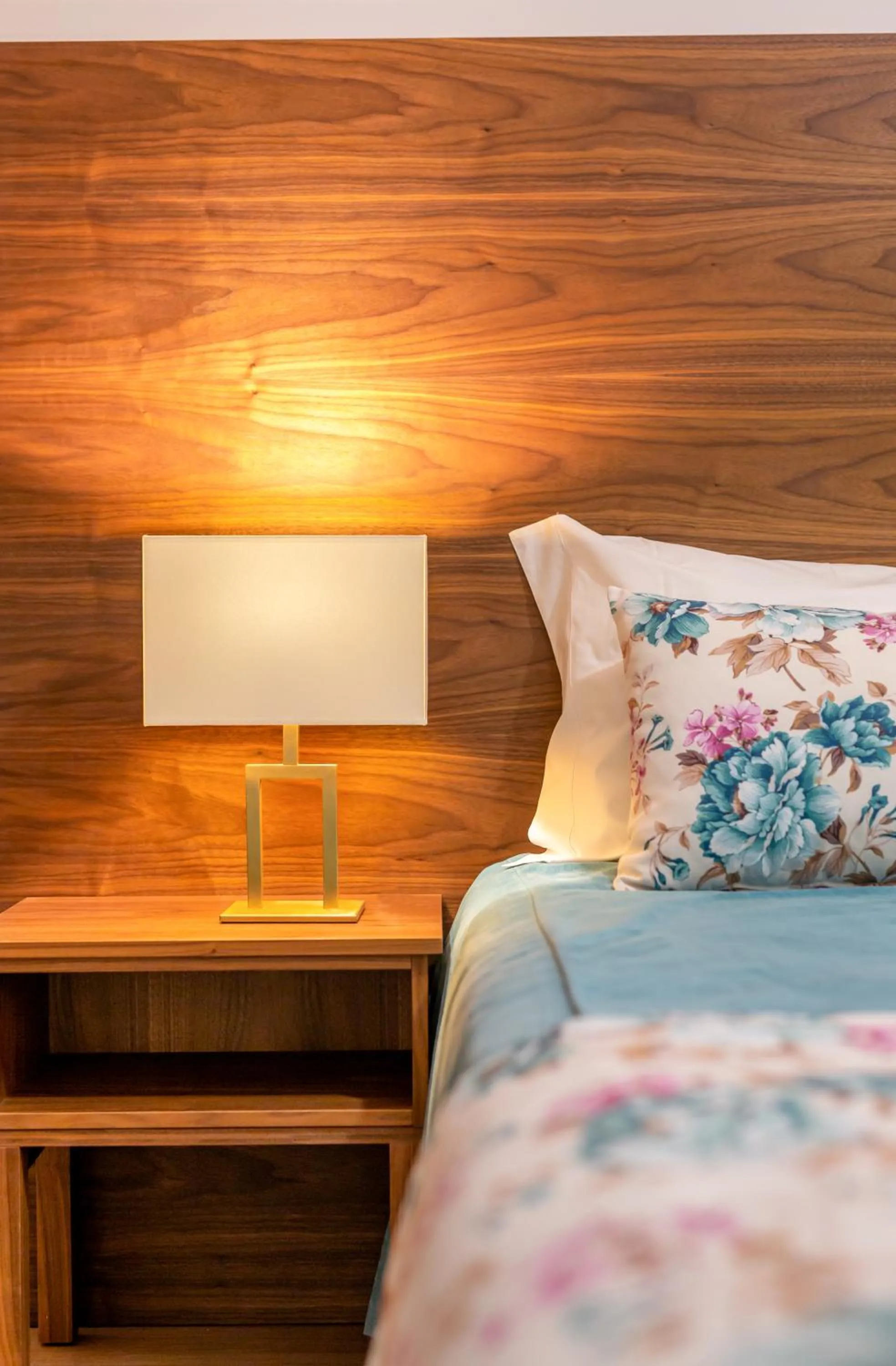 Bed in Hotel Nossa Senhora da Paz