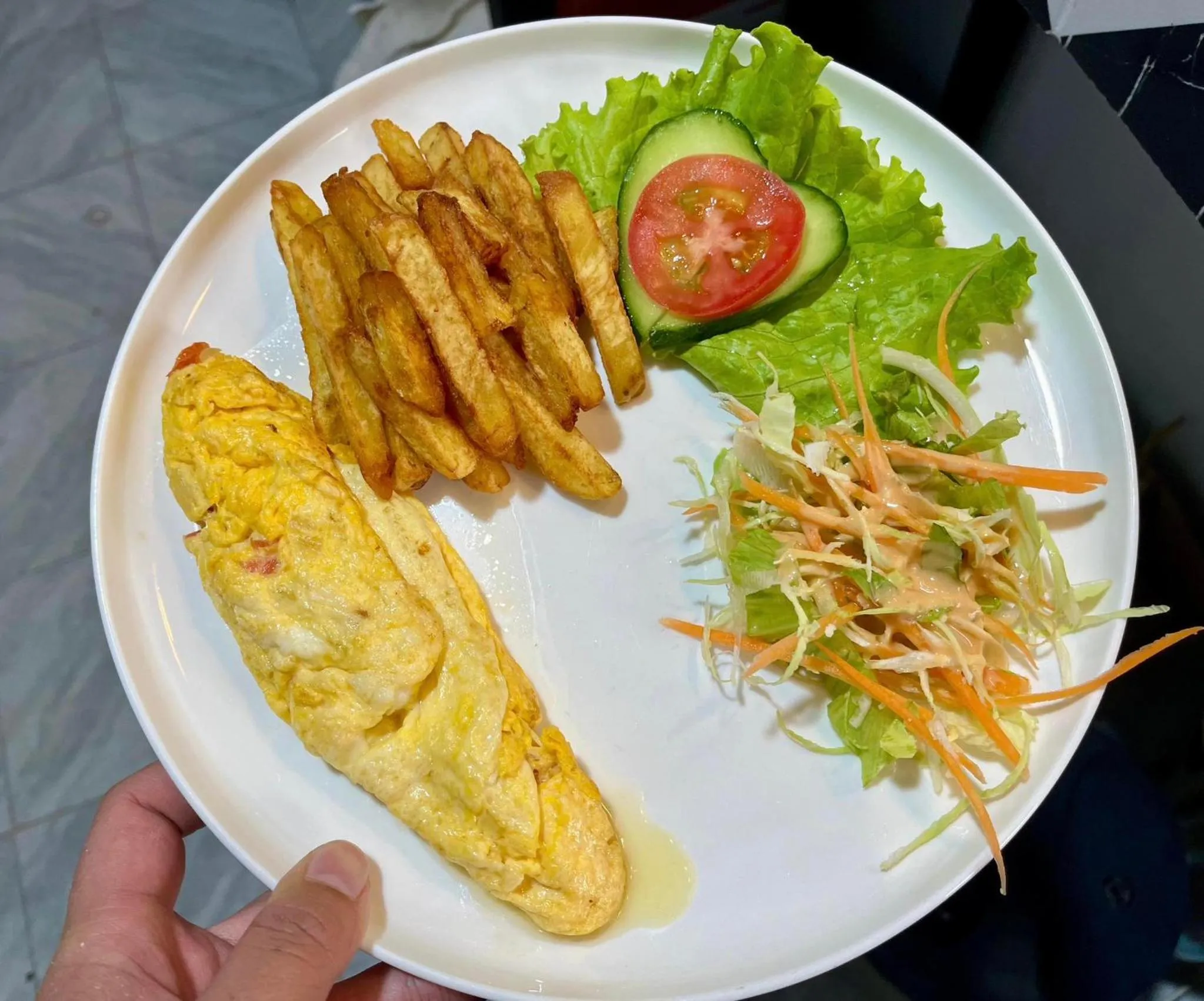 Breakfast in Villa Sirikili Hotel Luang Prabang
