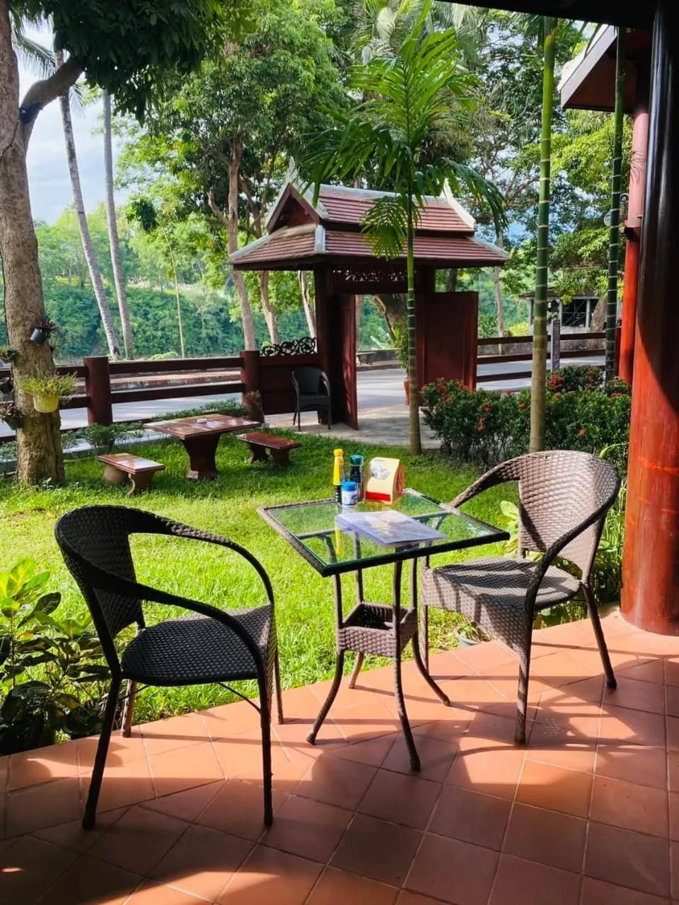Patio in Villa Sirikili Hotel Luang Prabang
