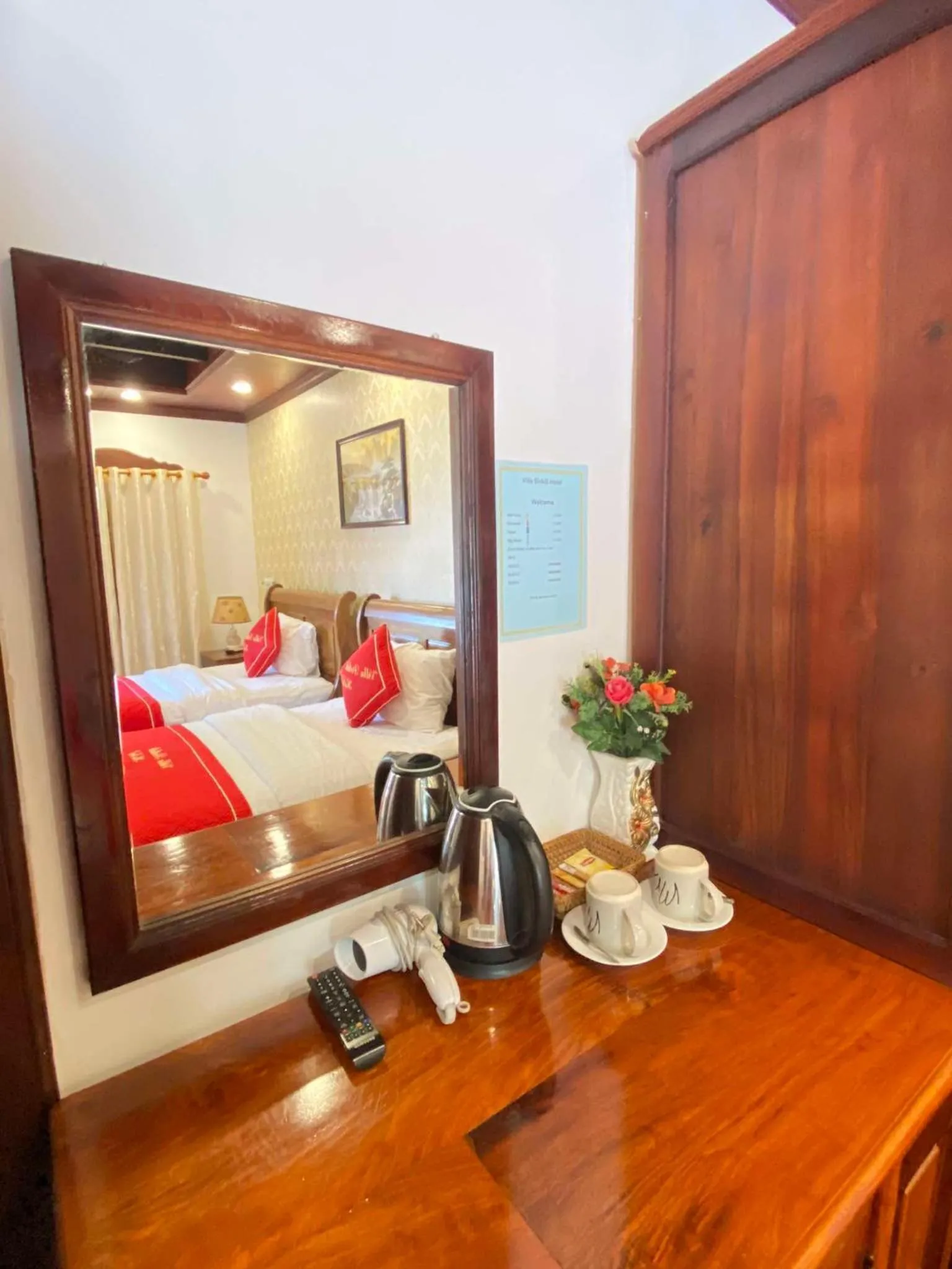 Coffee/tea facilities, Bed in Villa Sirikili Hotel Luang Prabang