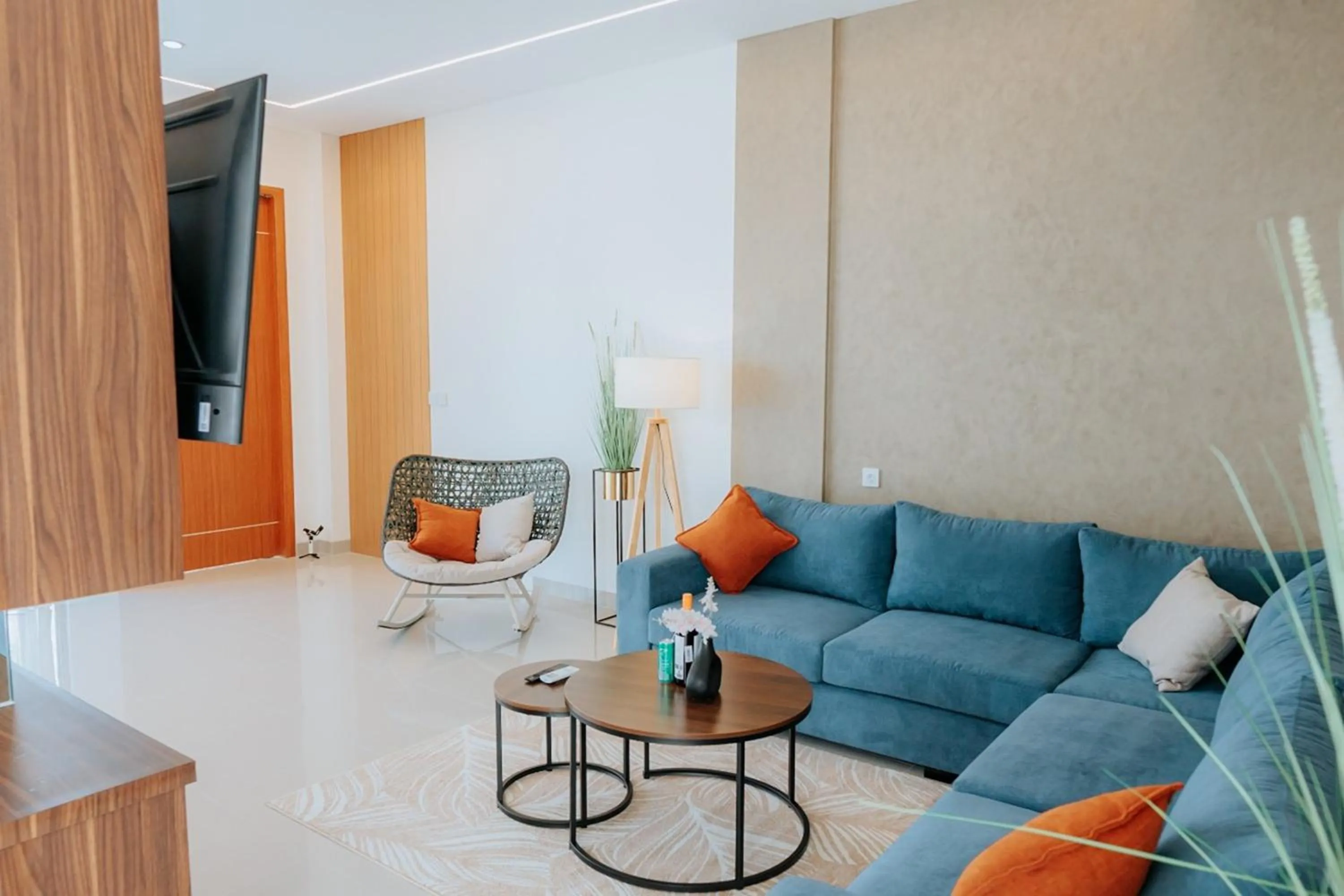 Seating area in Slokayana Villas