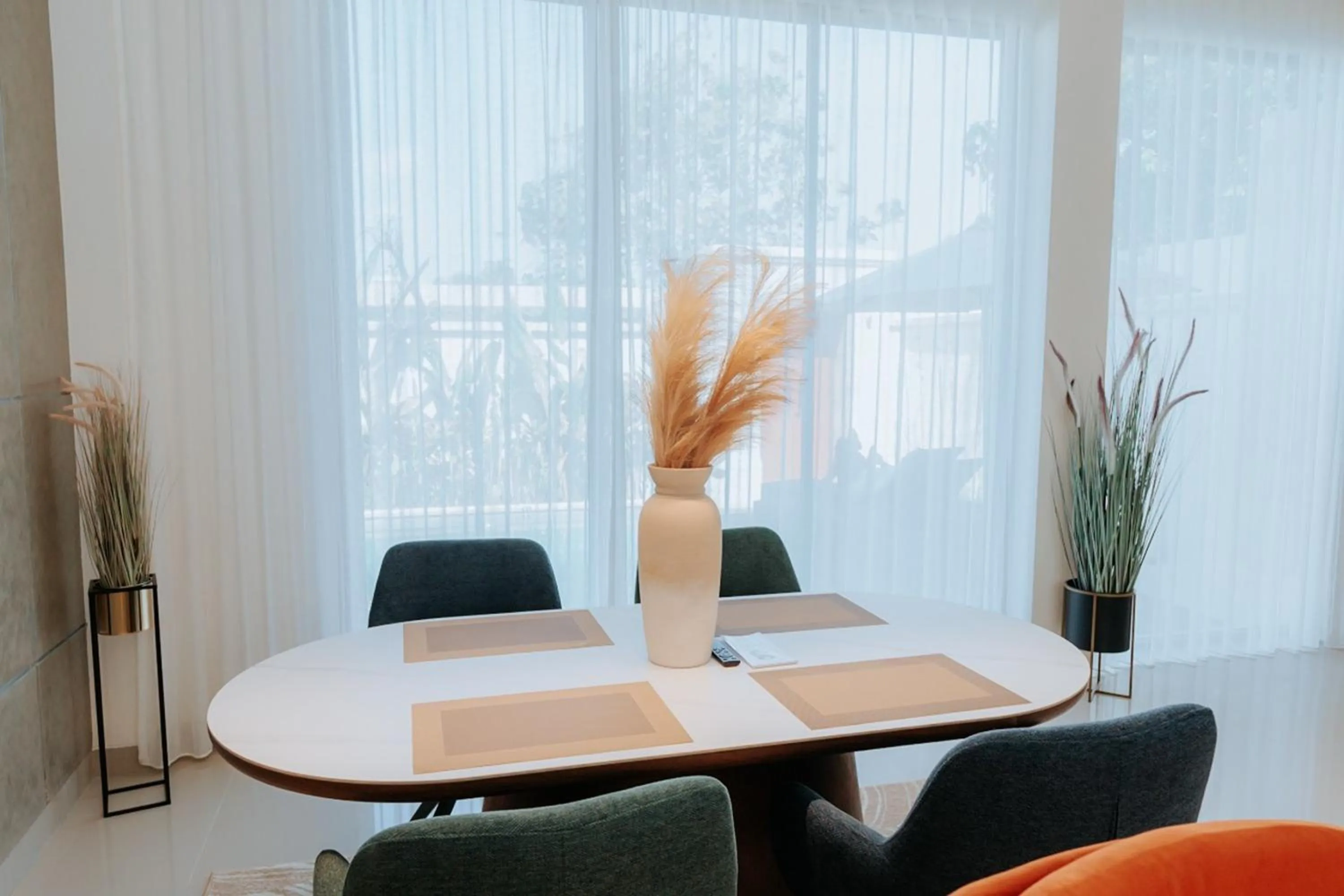 Seating area in Slokayana Villas