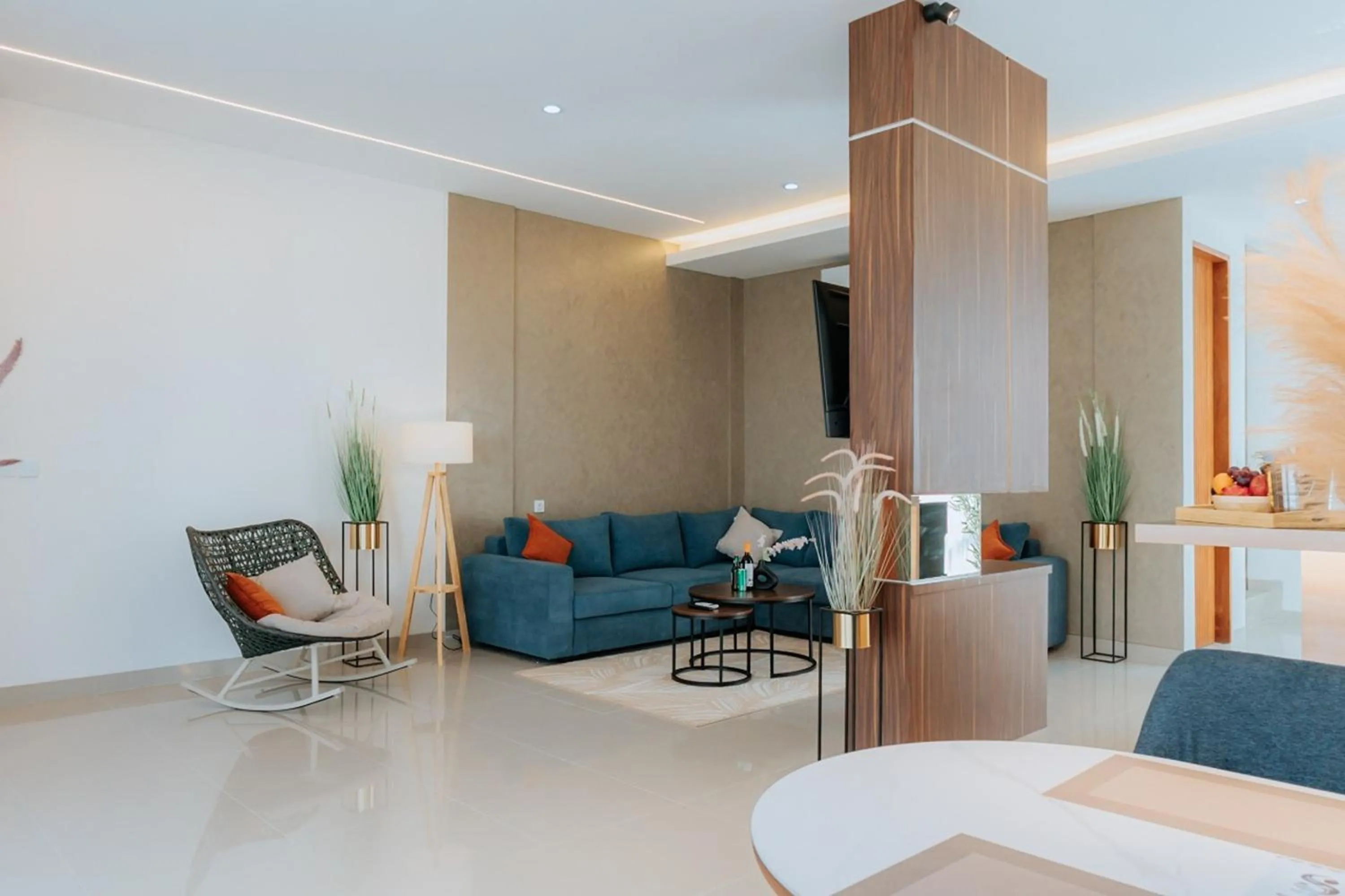 Seating area in Slokayana Villas