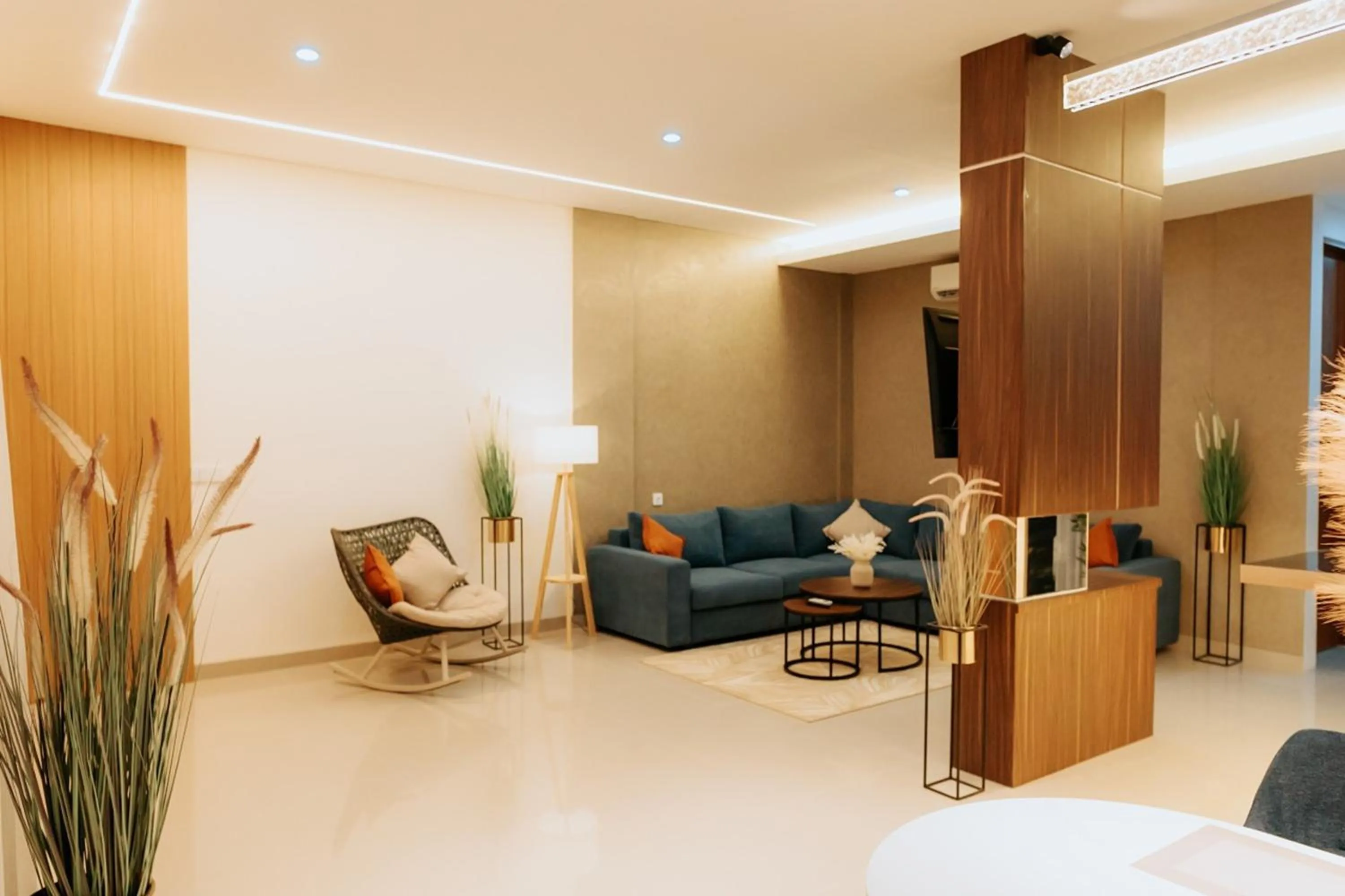 Seating area in Slokayana Villas