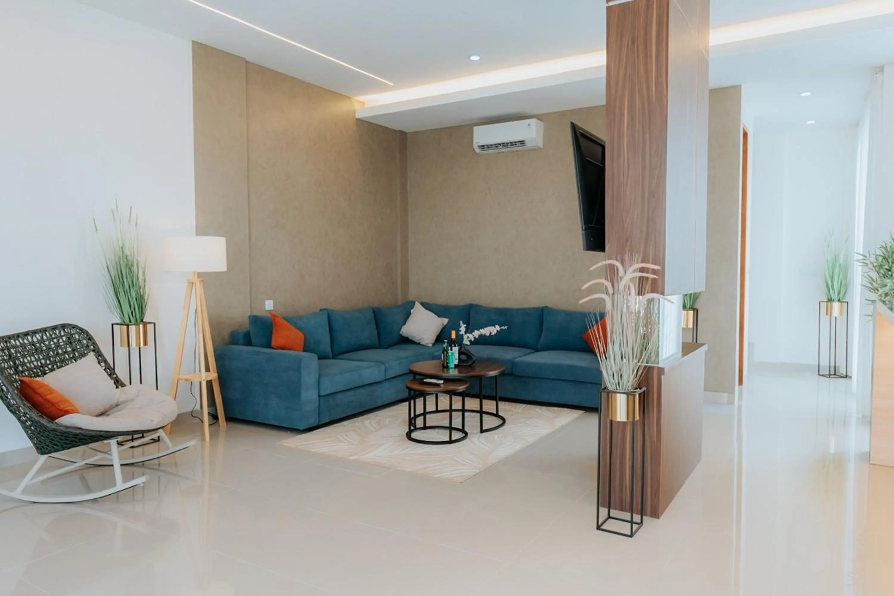 Seating area in Slokayana Villas