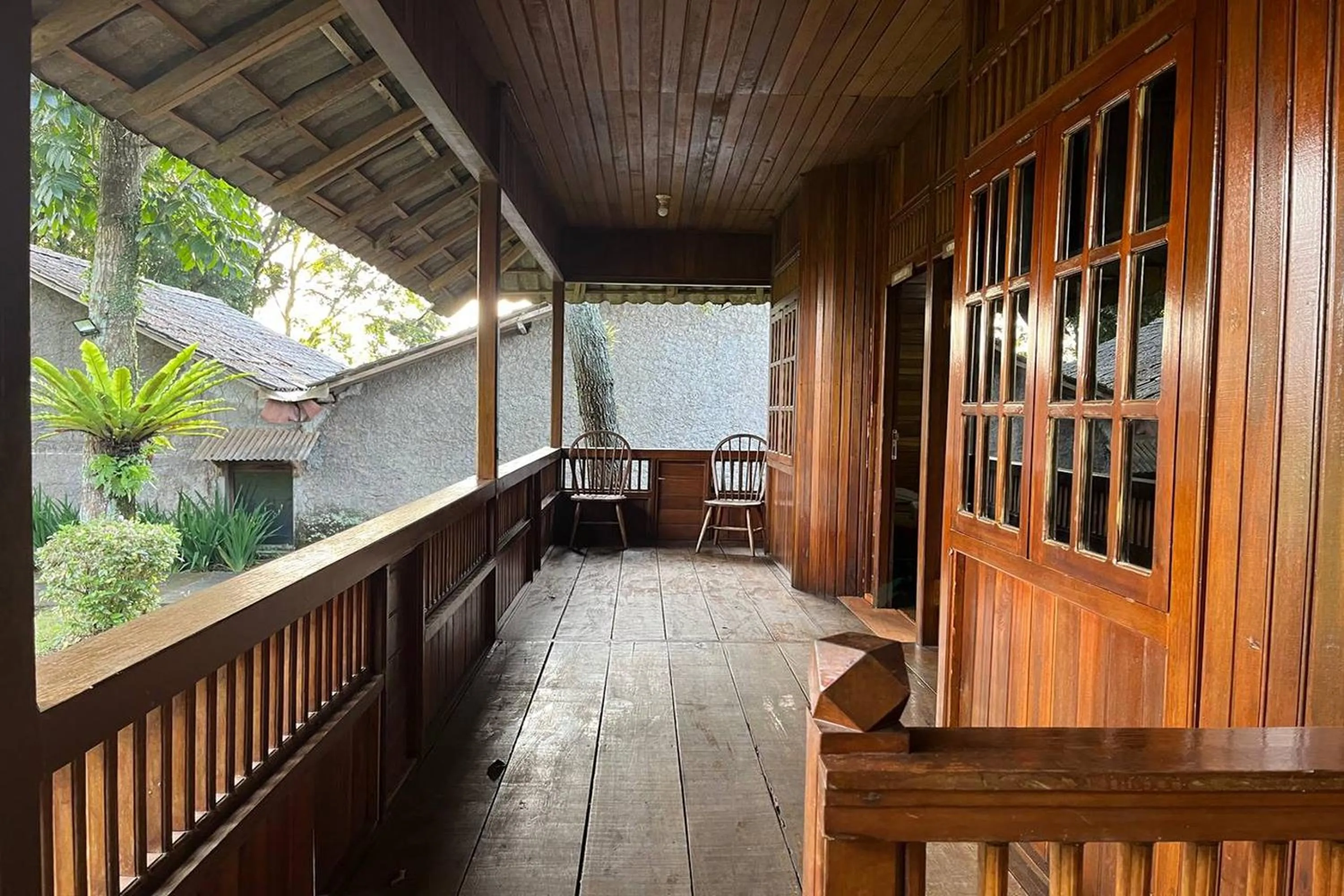 Balcony/Terrace in Tjapoeng Resort Pancawati