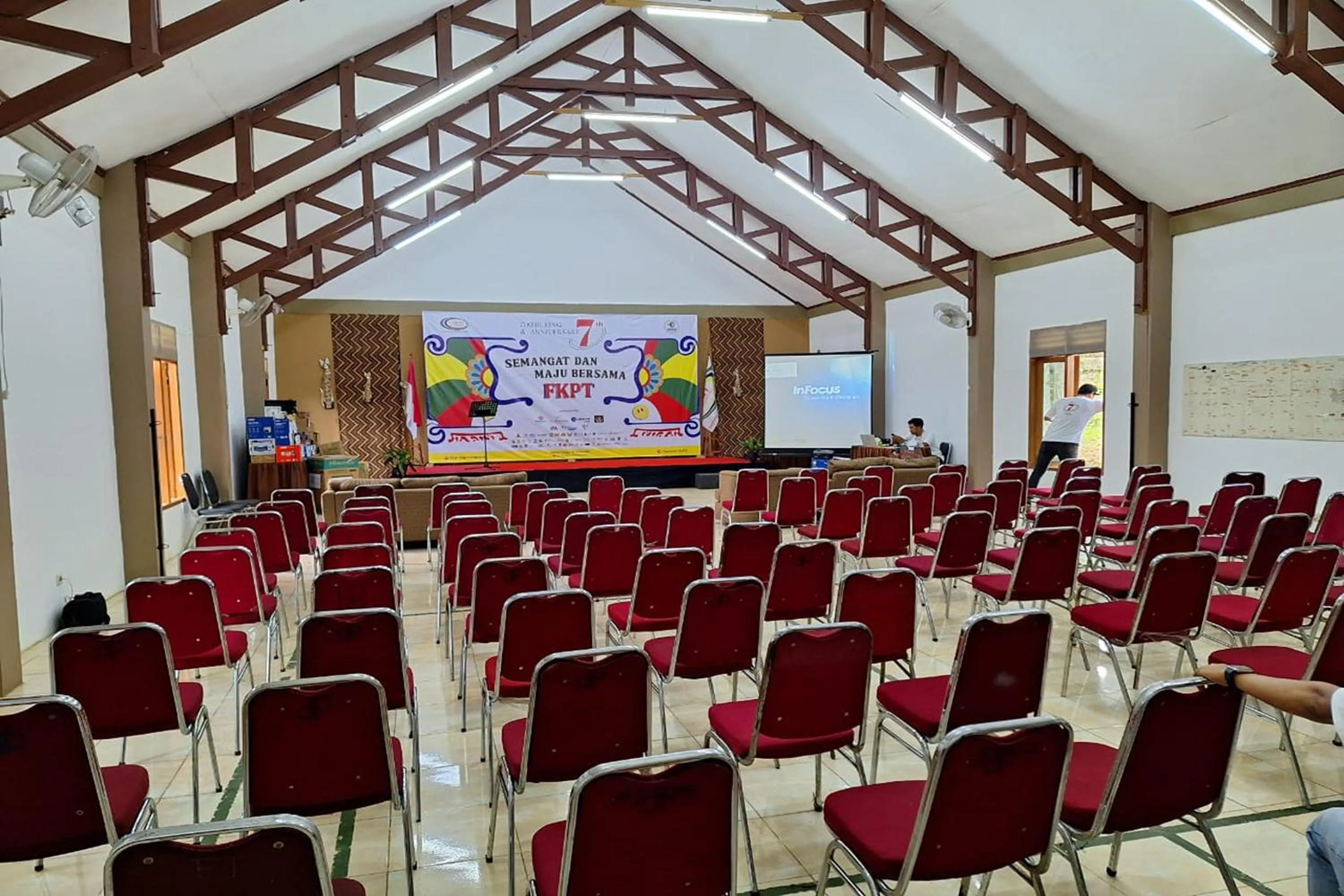 Meeting/conference room in Tjapoeng Resort Pancawati