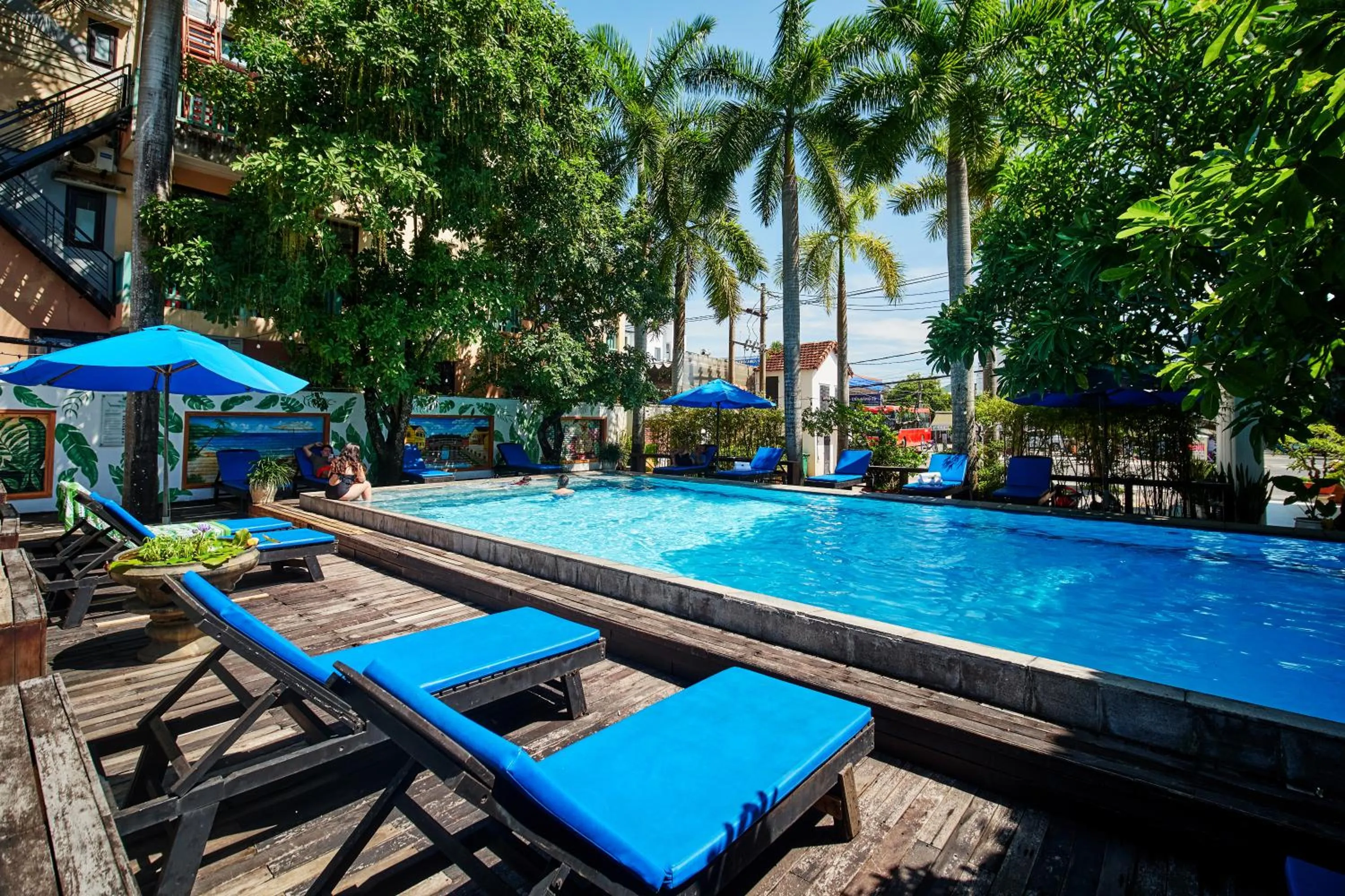 Swimming pool in Hoian Nostalgia Hotel