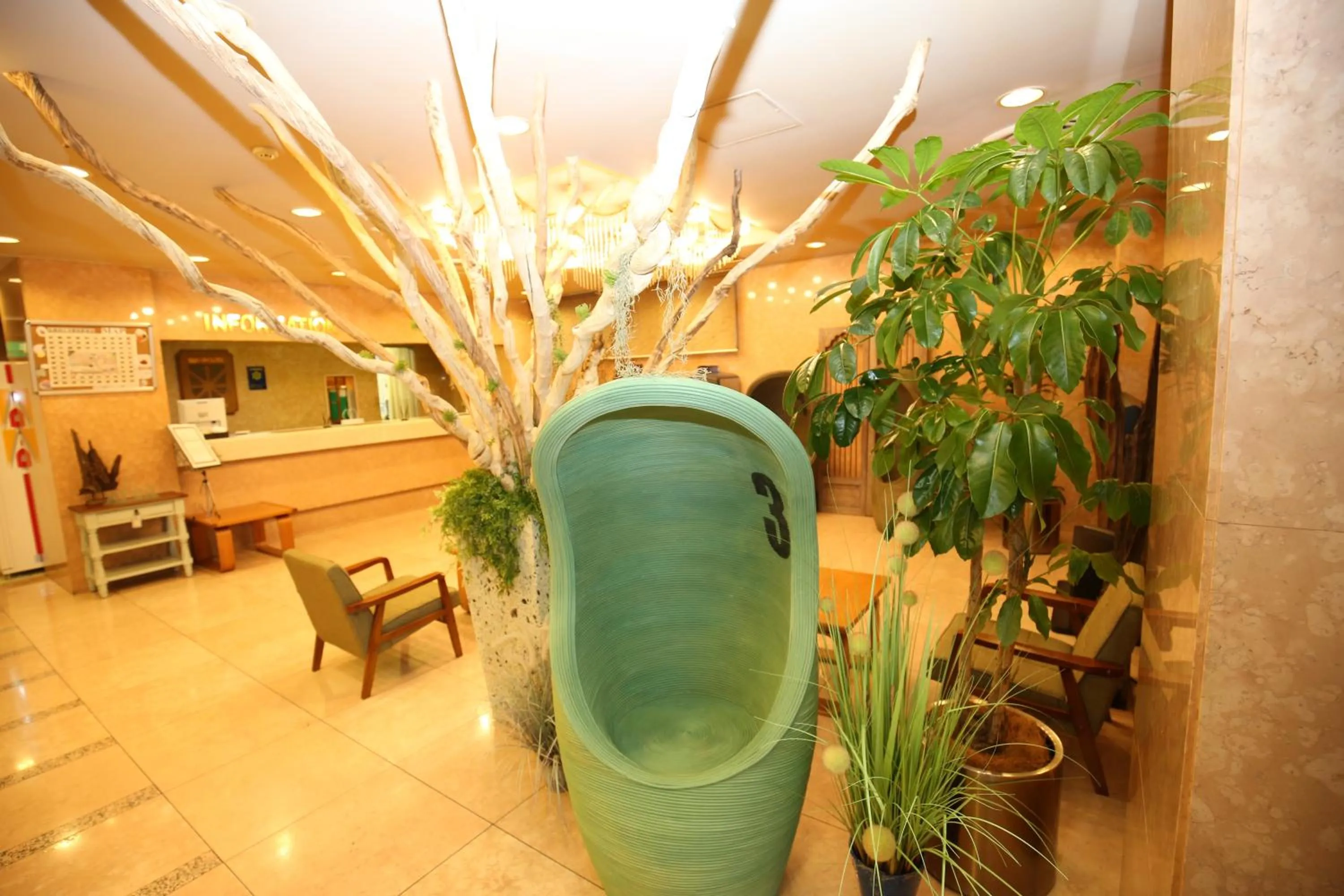 Lobby or reception in Apoa Hotel