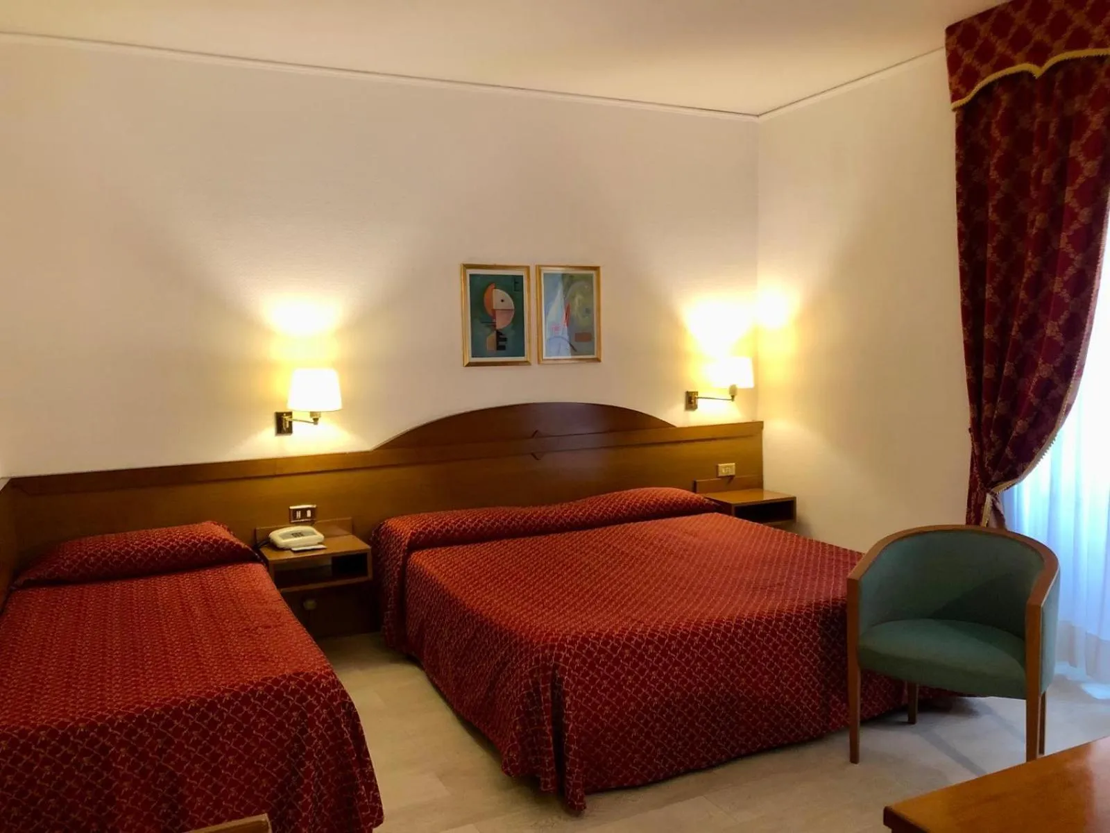 Bed in Hotel Arcadia