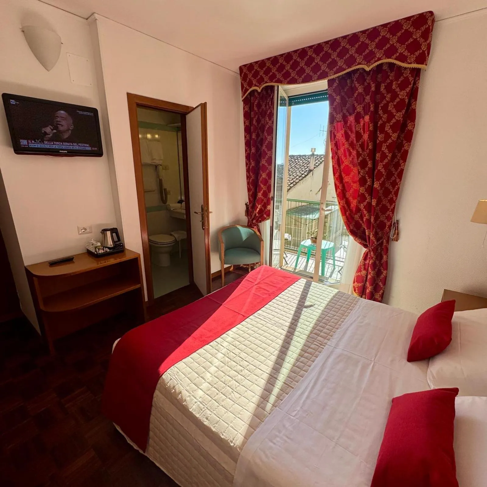 Bed in Hotel Arcadia