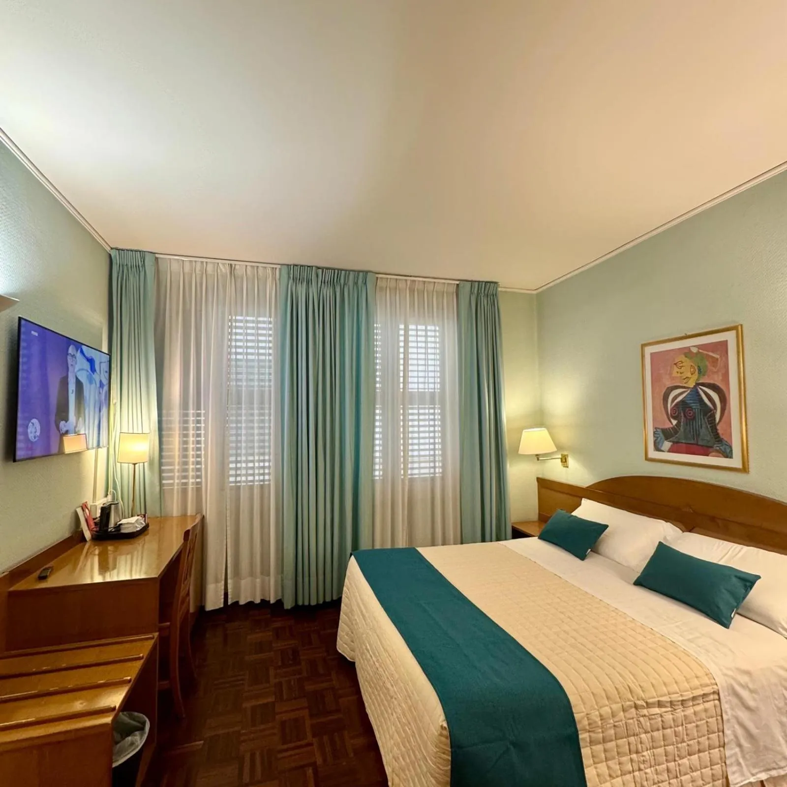 Bed in Hotel Arcadia