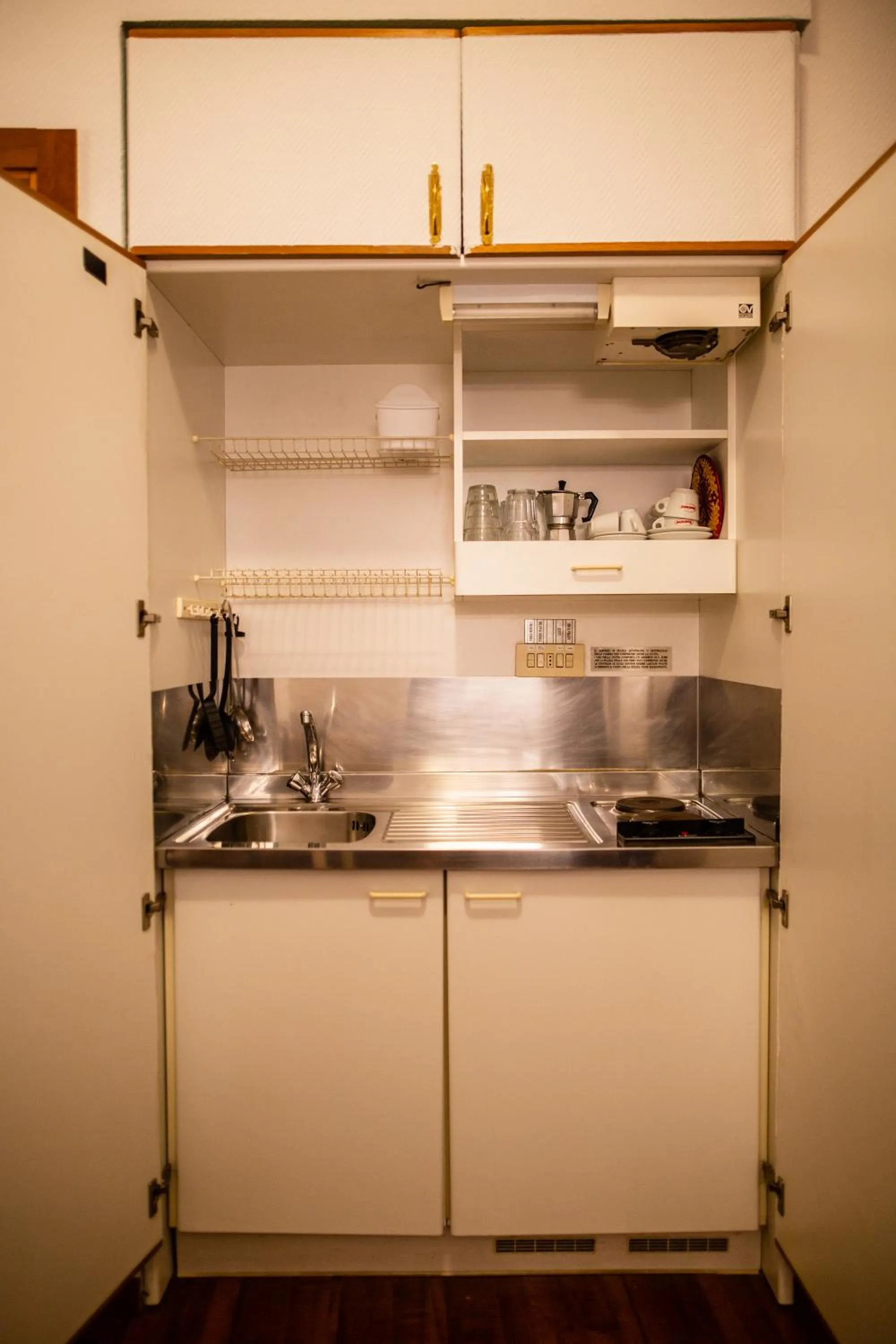 Kitchen or kitchenette in Hotel Arcadia