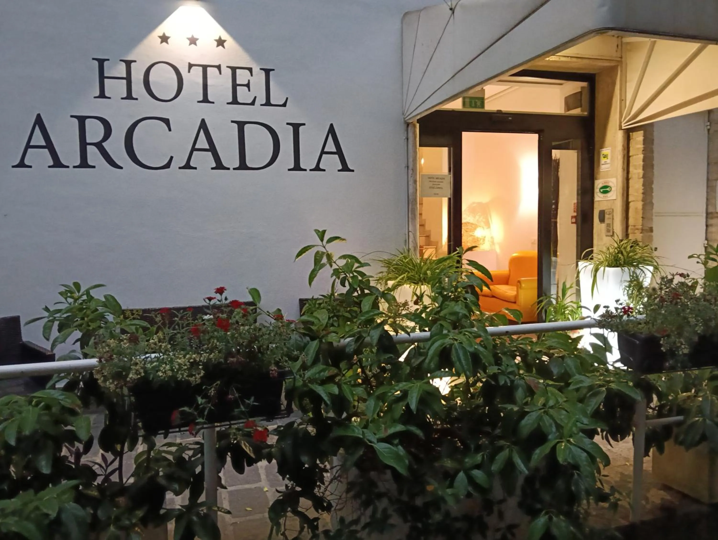 Property building in Hotel Arcadia