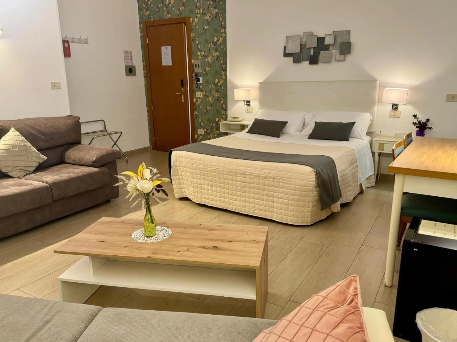 Bed in Hotel Arcadia