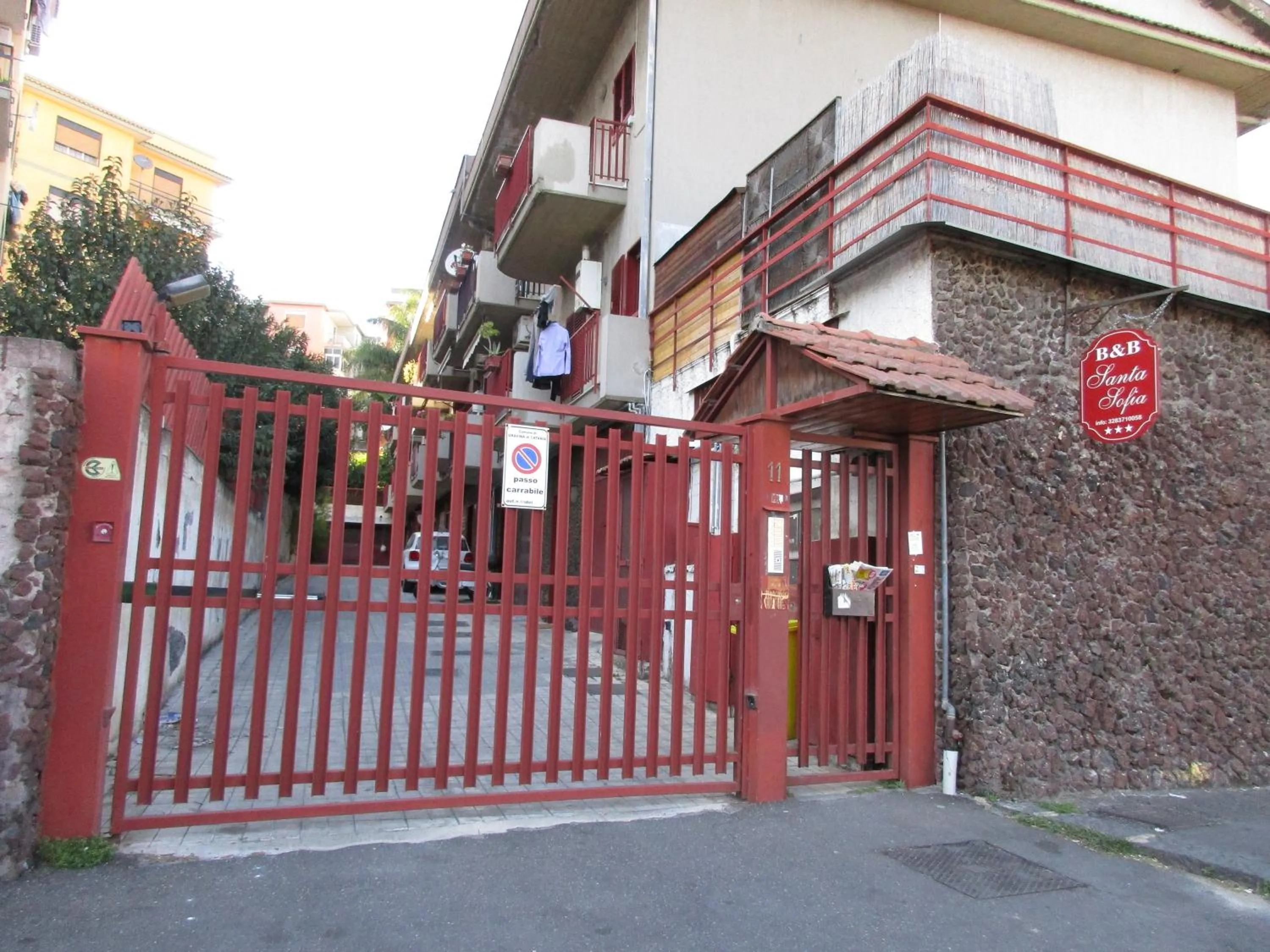 Property building in B&B Santa Sofia