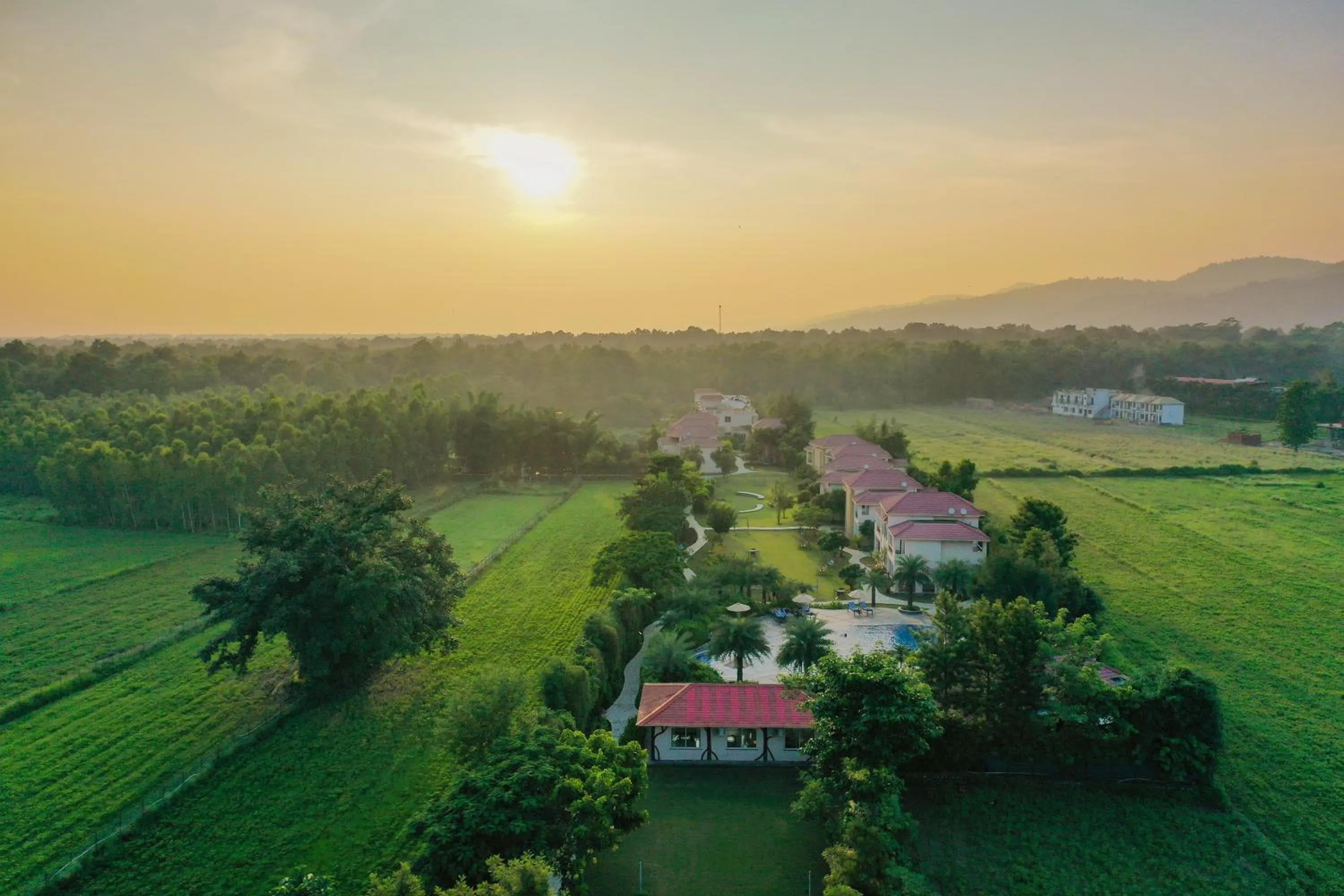 Natural landscape in Resort De Coracao - Corbett , Uttarakhand