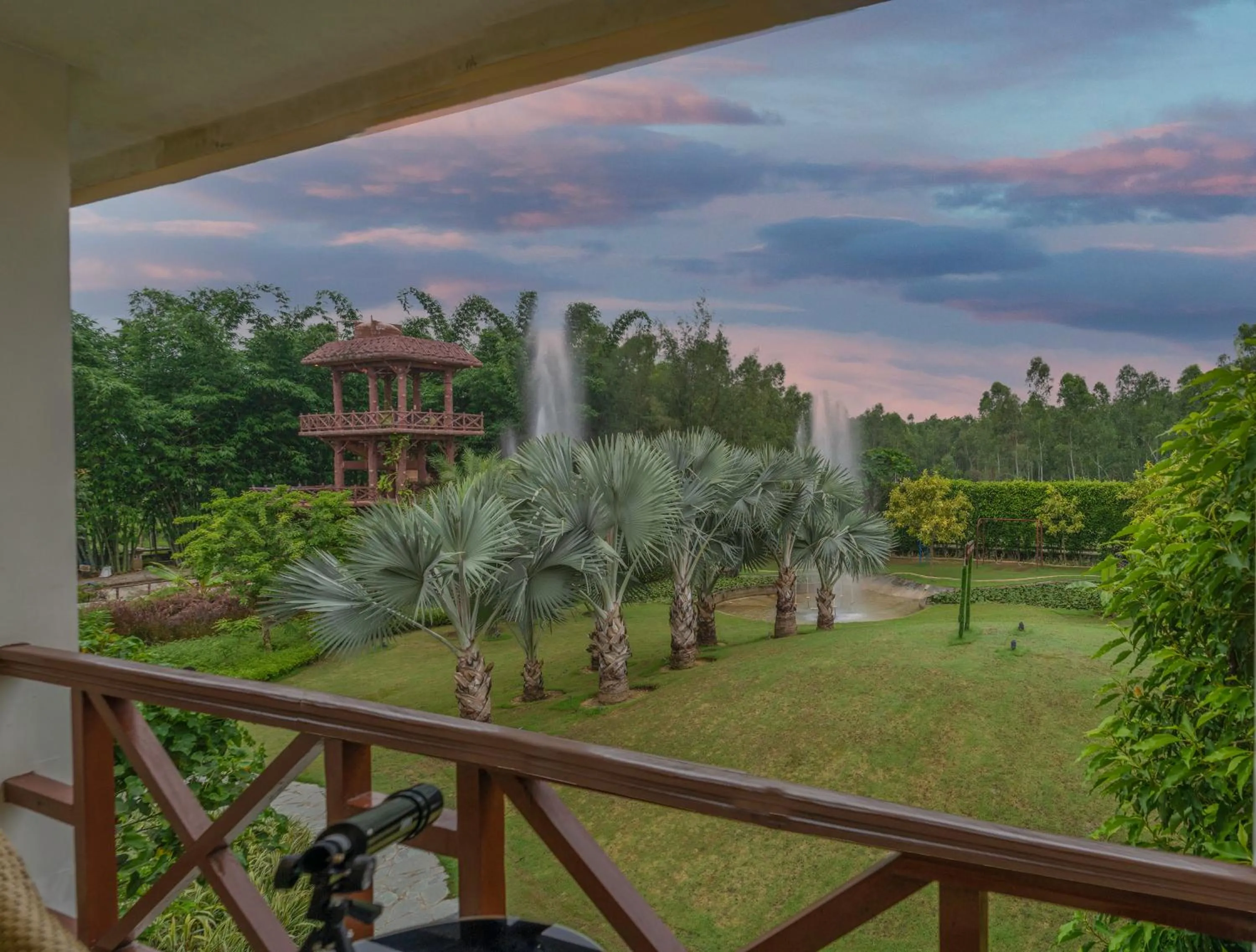 Garden in Resort De Coracao - Corbett , Uttarakhand