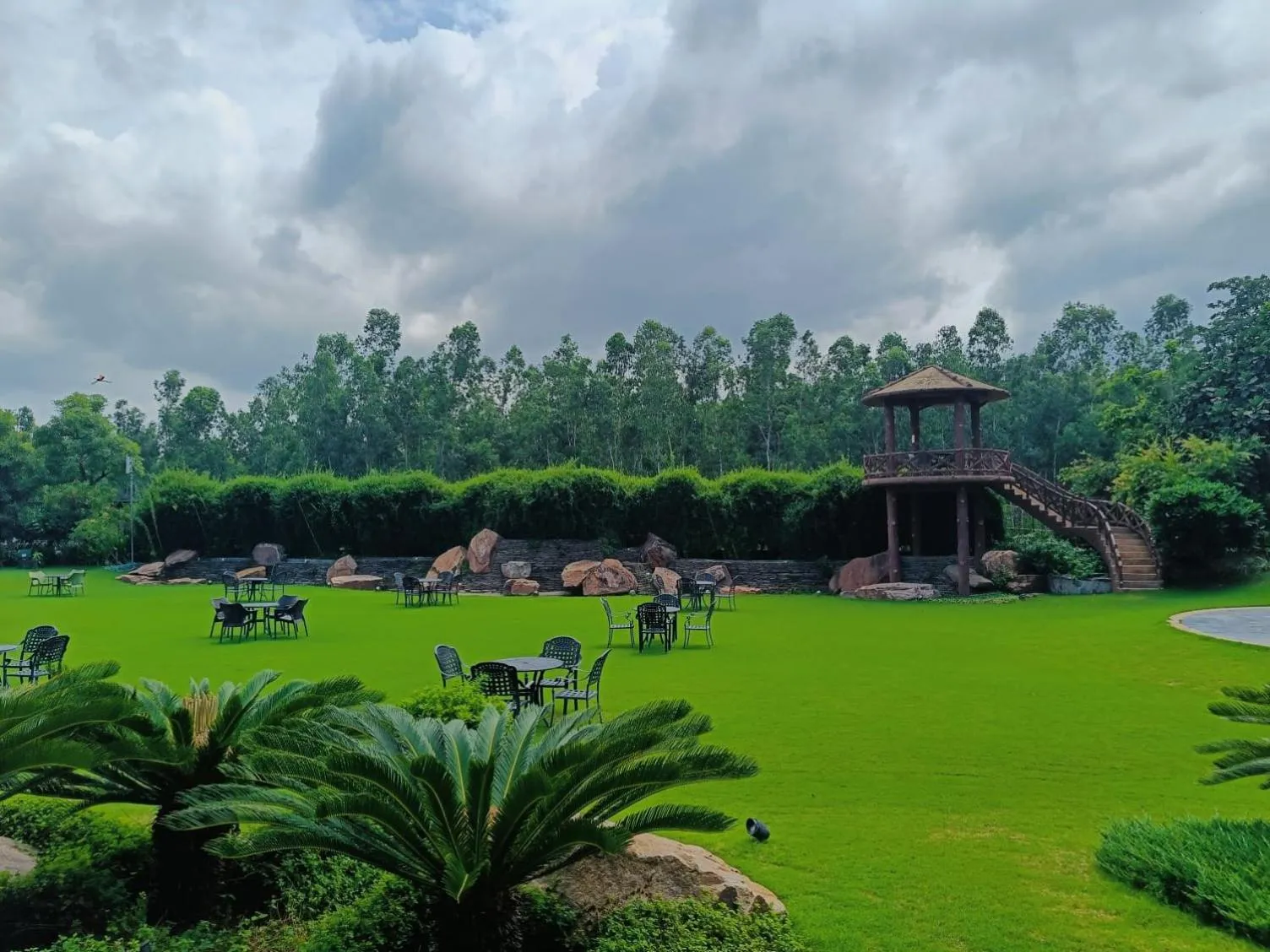 Garden in Resort De Coracao - Corbett , Uttarakhand