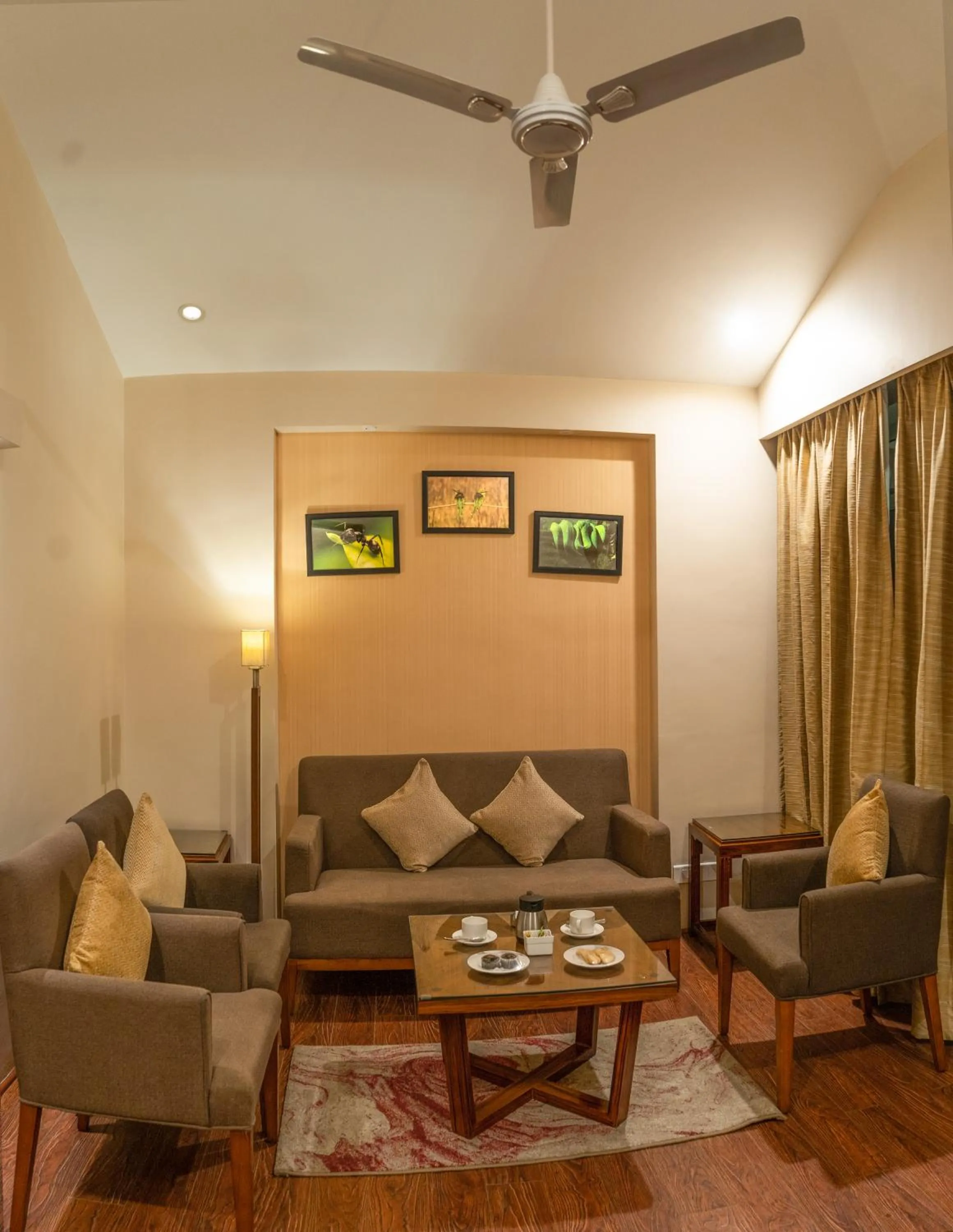 Living room in Resort De Coracao - Corbett , Uttarakhand