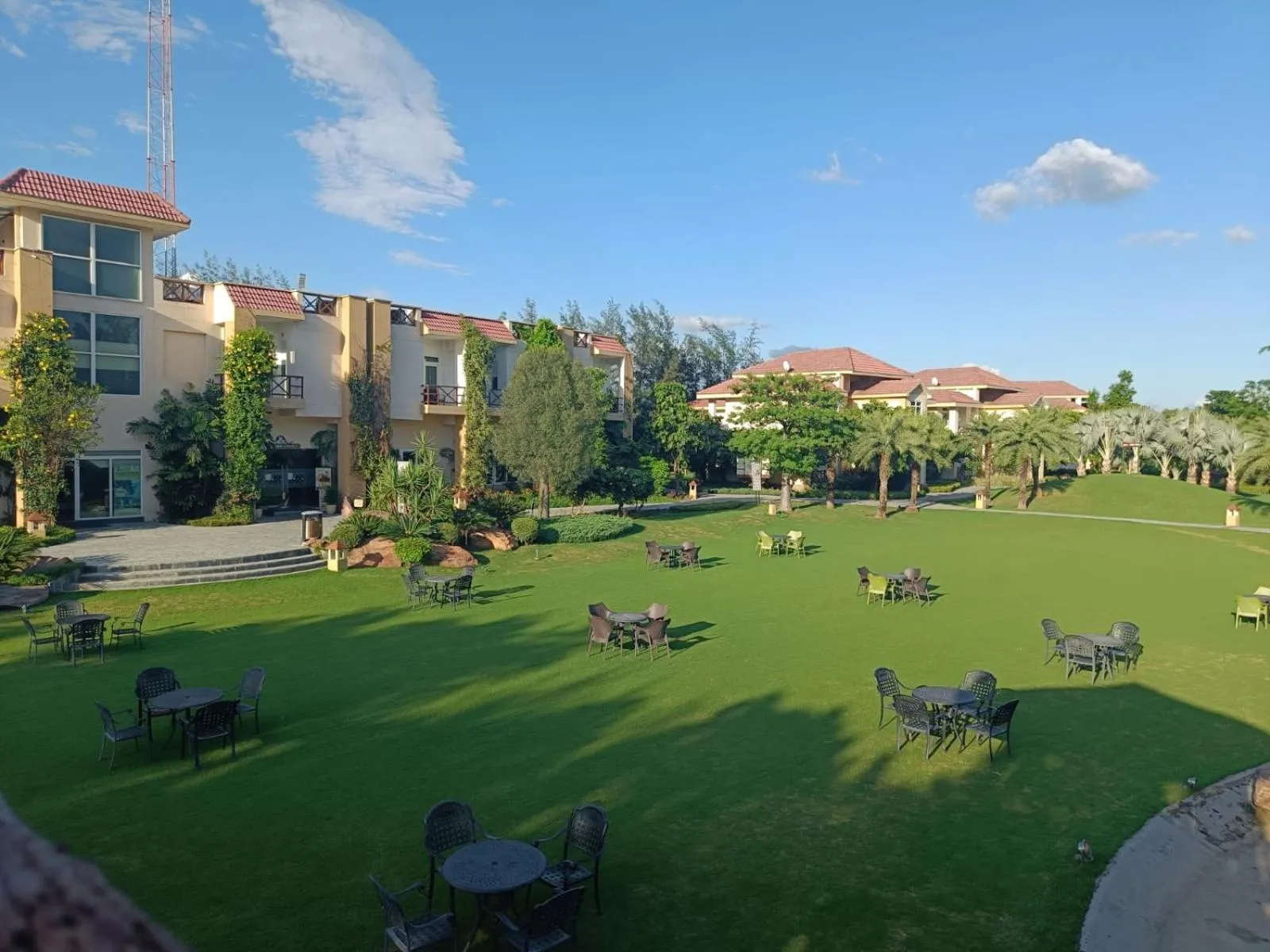 Garden view in Resort De Coracao - Corbett , Uttarakhand