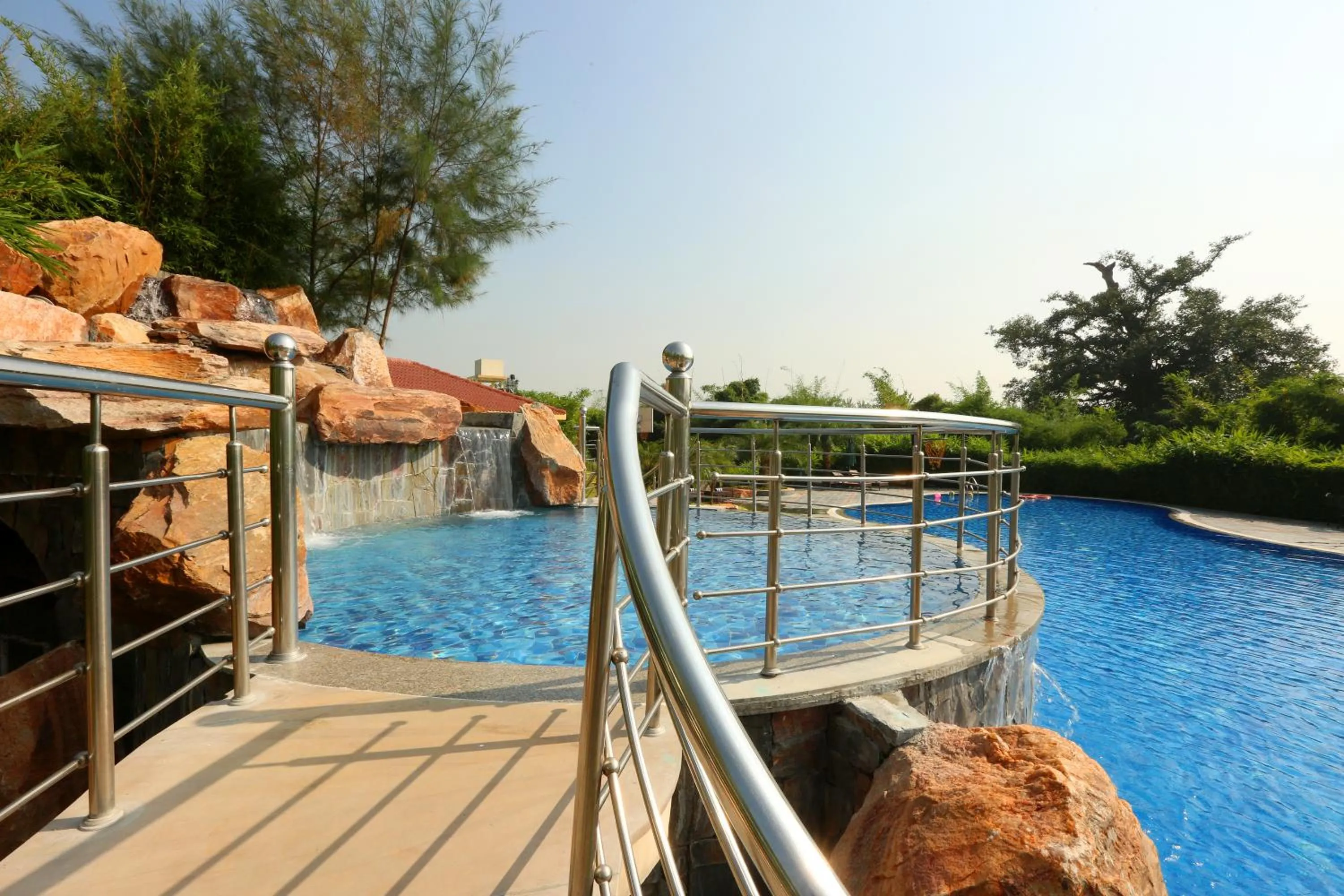 Swimming pool in Resort De Coracao - Corbett , Uttarakhand