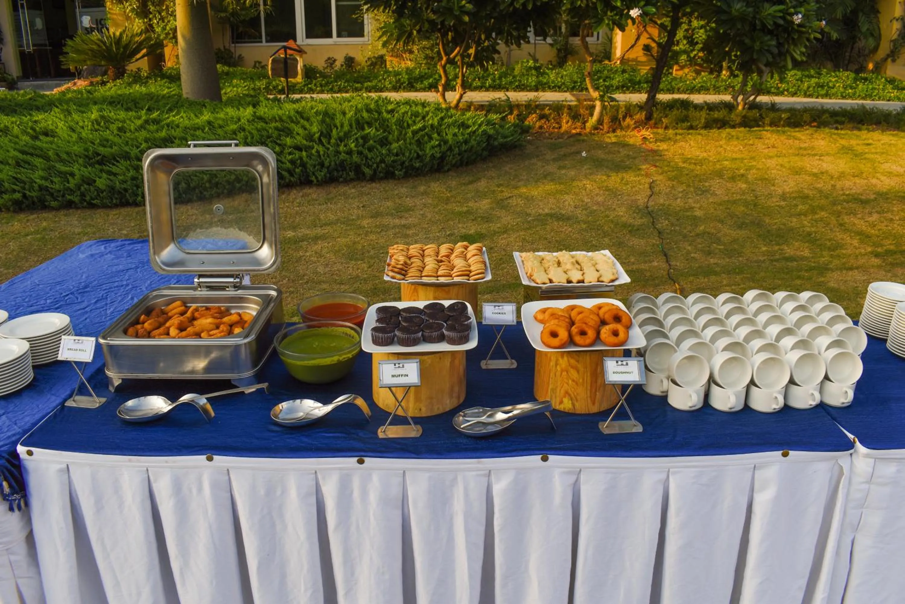 Buffet breakfast in Resort De Coracao - Corbett , Uttarakhand