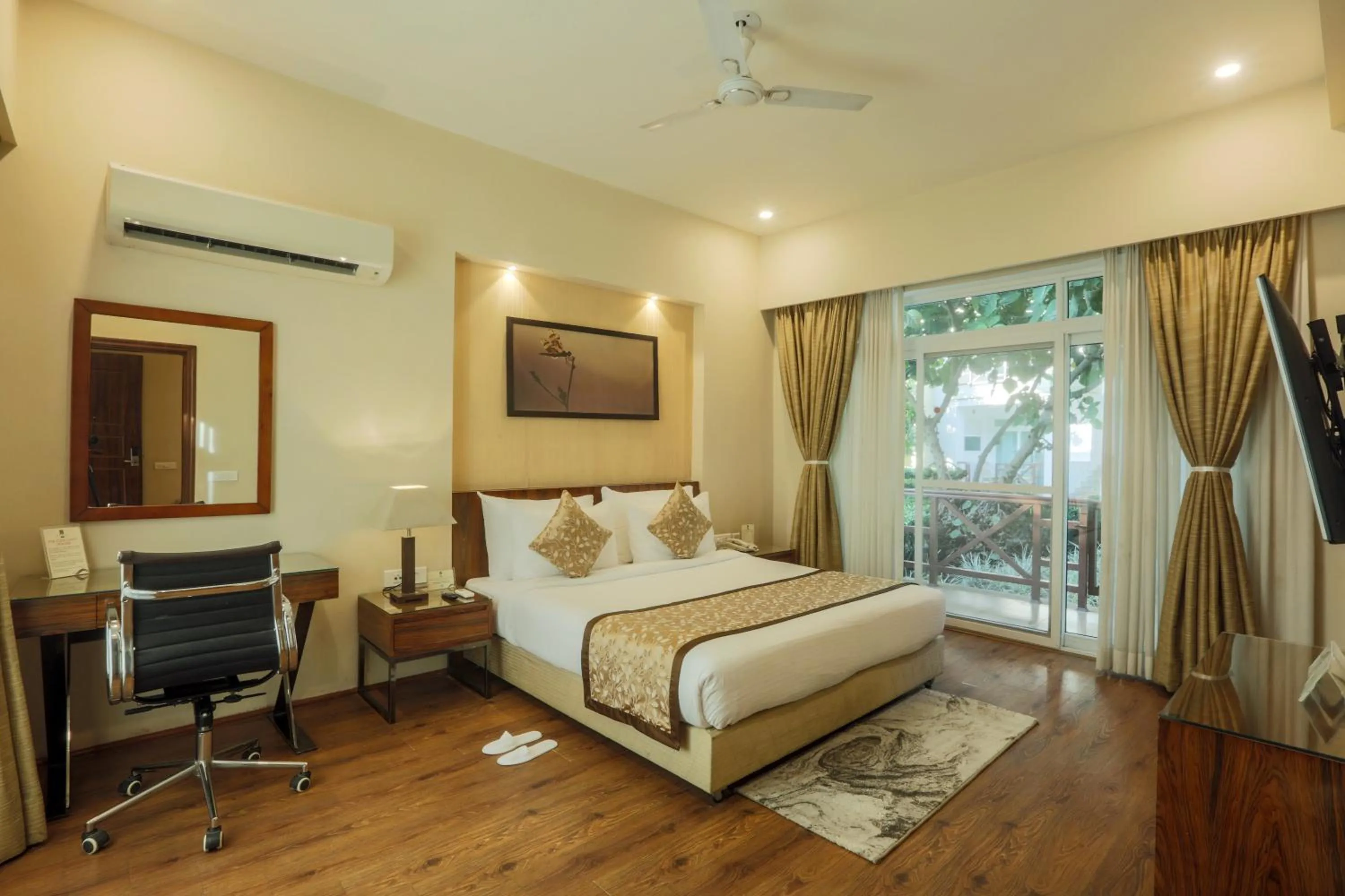 Bedroom, Bed in Resort De Coracao - Corbett , Uttarakhand