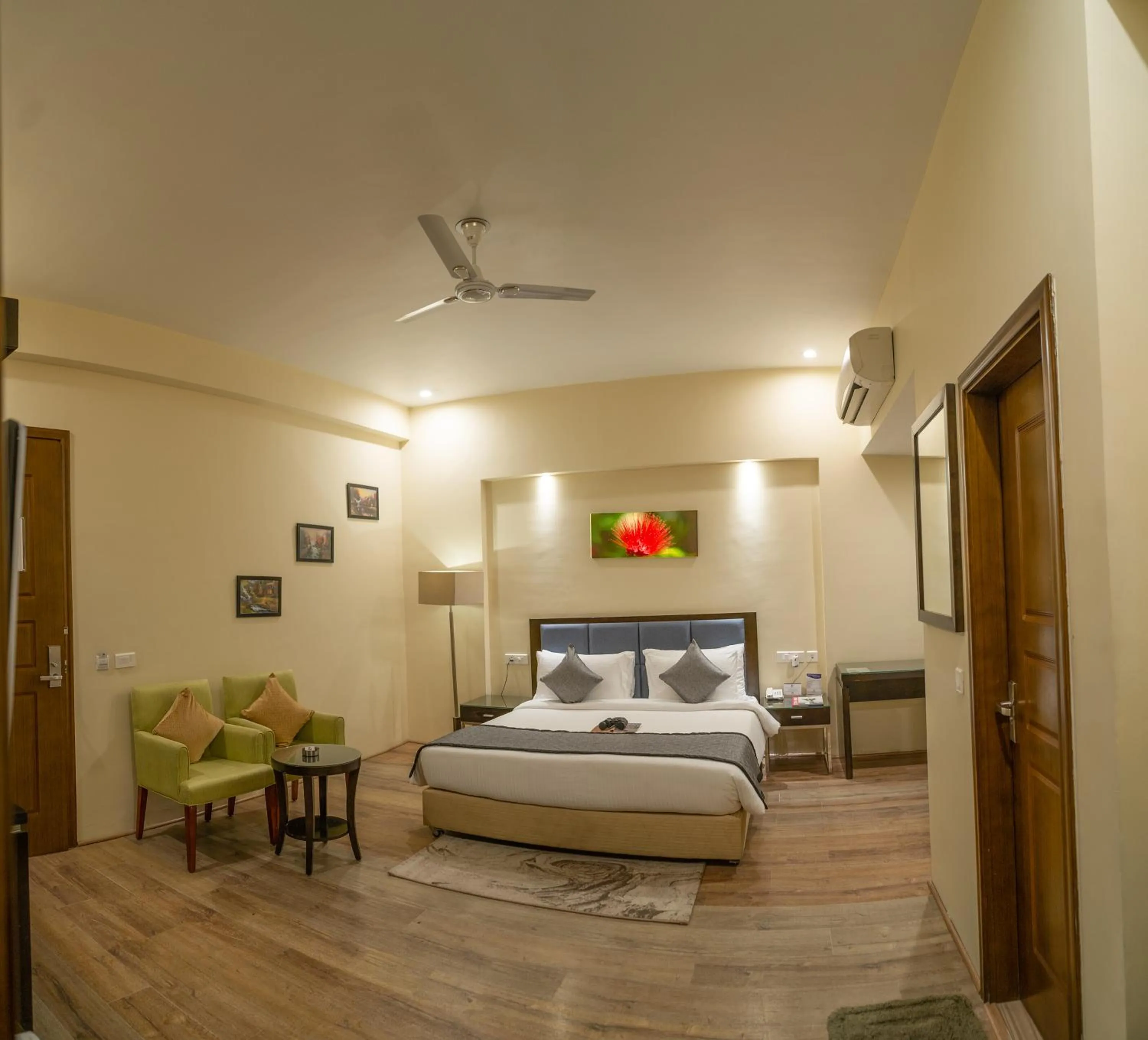 Bedroom, Bed in Resort De Coracao - Corbett , Uttarakhand